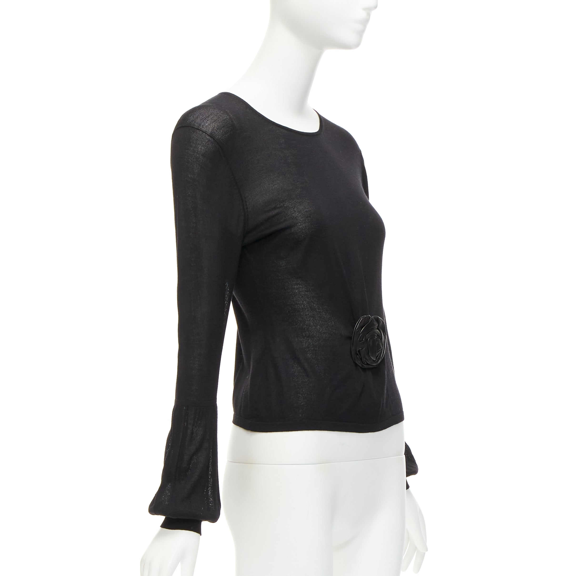 Gucci Leather Rosette Sweater - Image 6