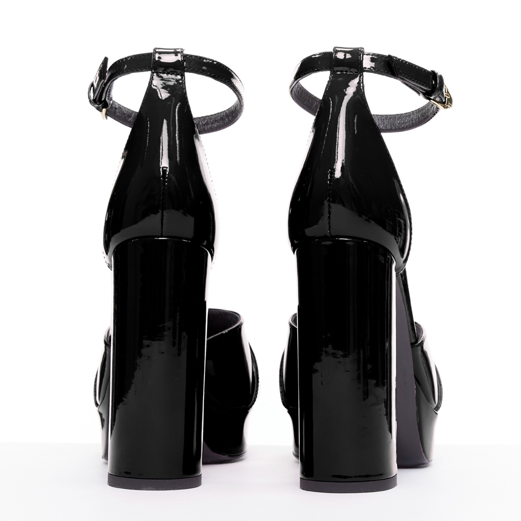 Versace Tribute Black Sandals - Side view