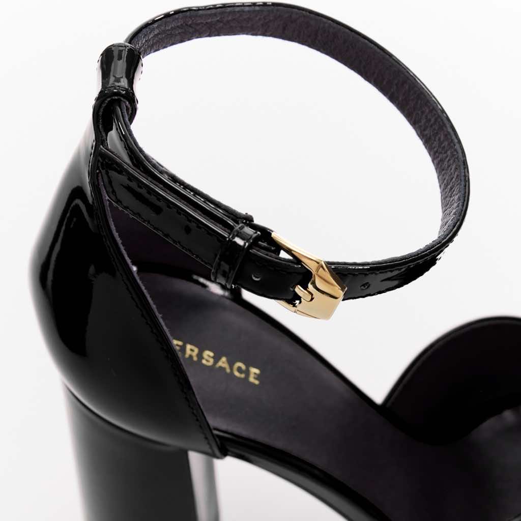 Versace Tribute Black Sandals - Image 11