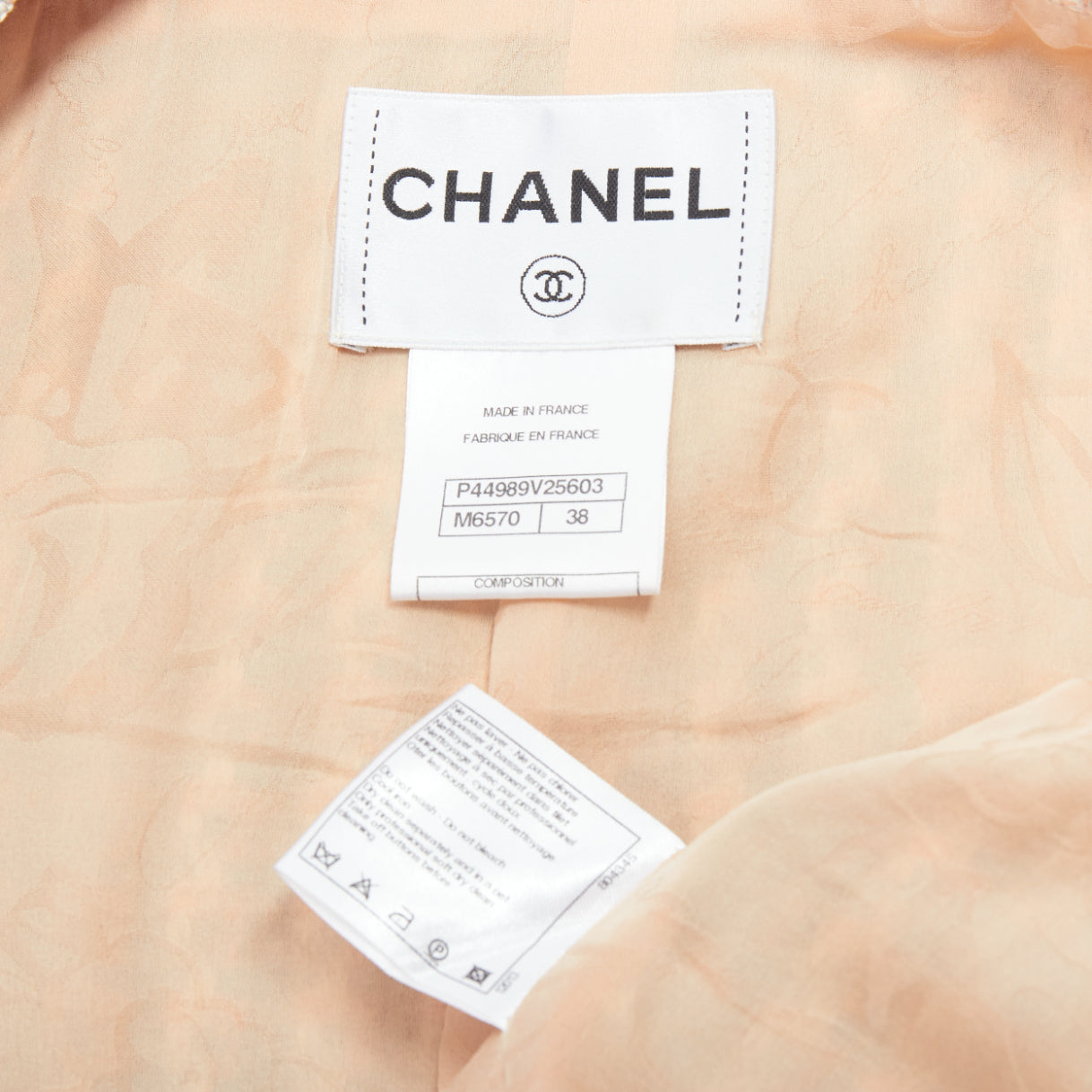 Chanel Rose Tweed Cropped Jacket - Image 13