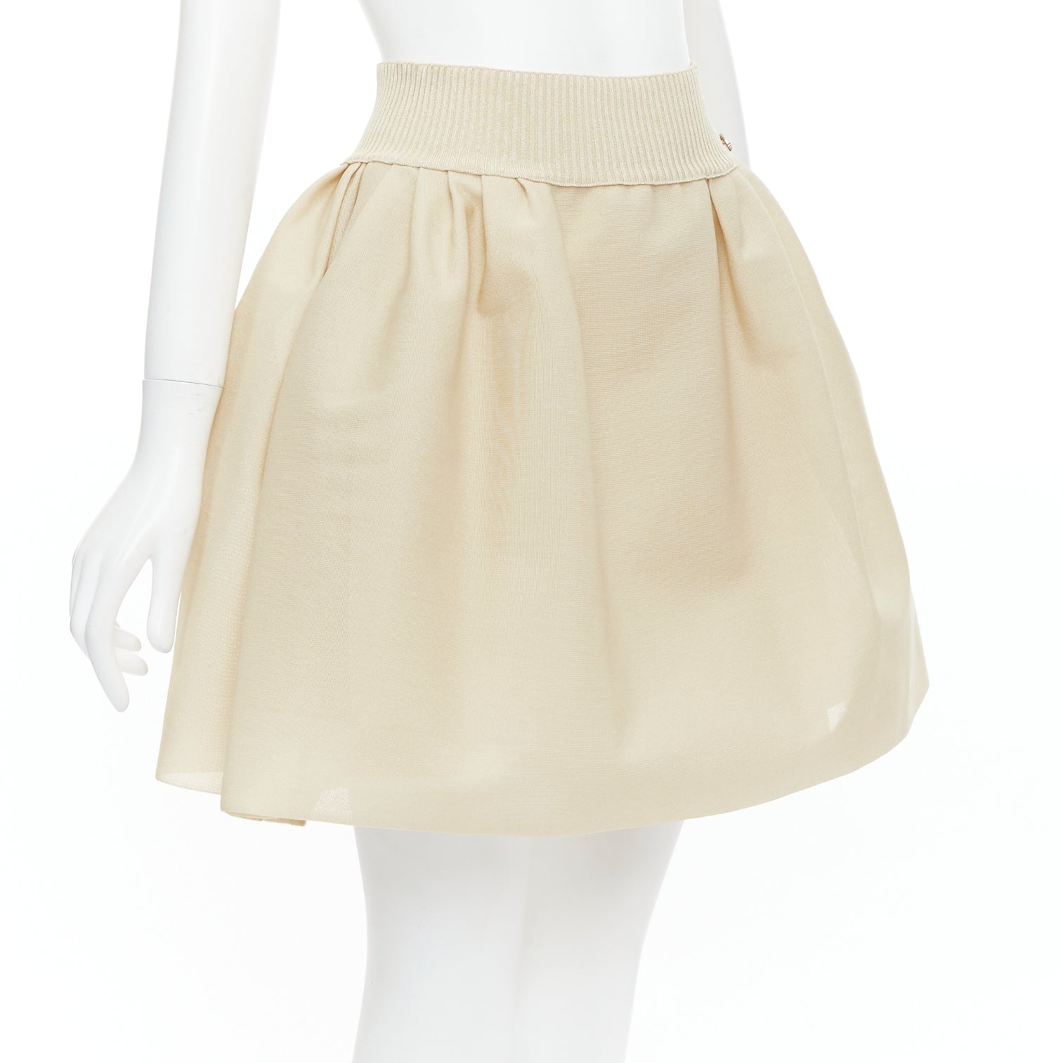 Chanel Logo Button Skirt - Image 6