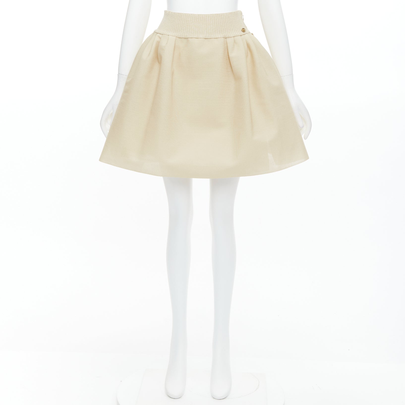 Chanel Logo Button Skirt - Image 12