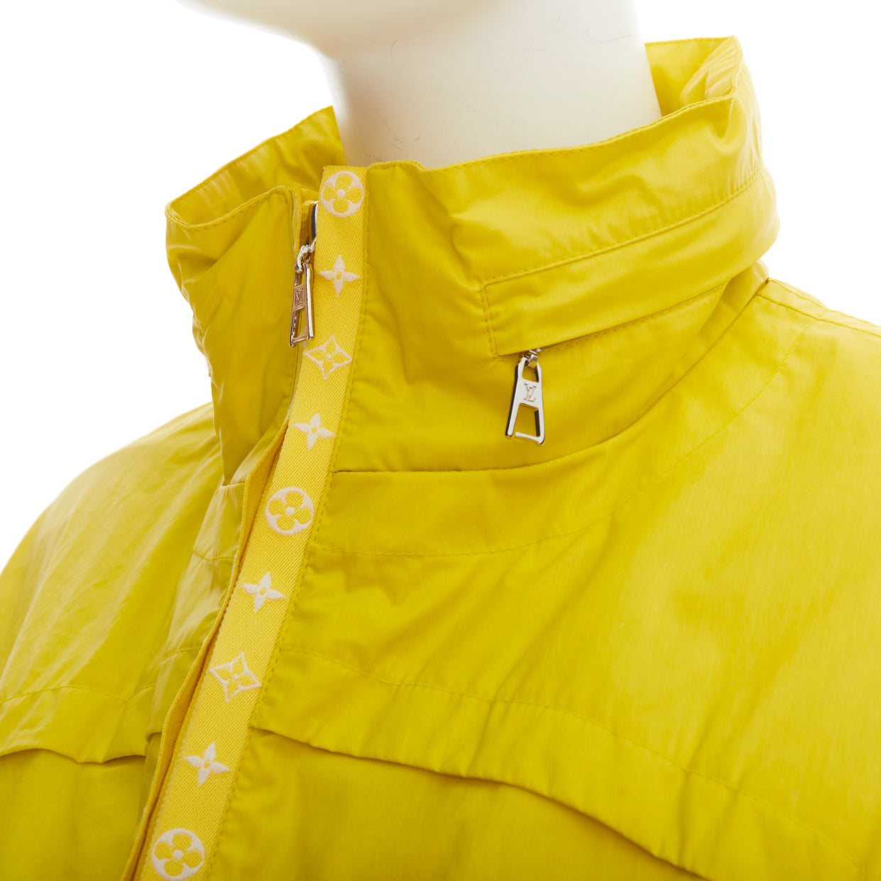 Louis Vuitton Yellow Monogram Zip Jacket - Back view