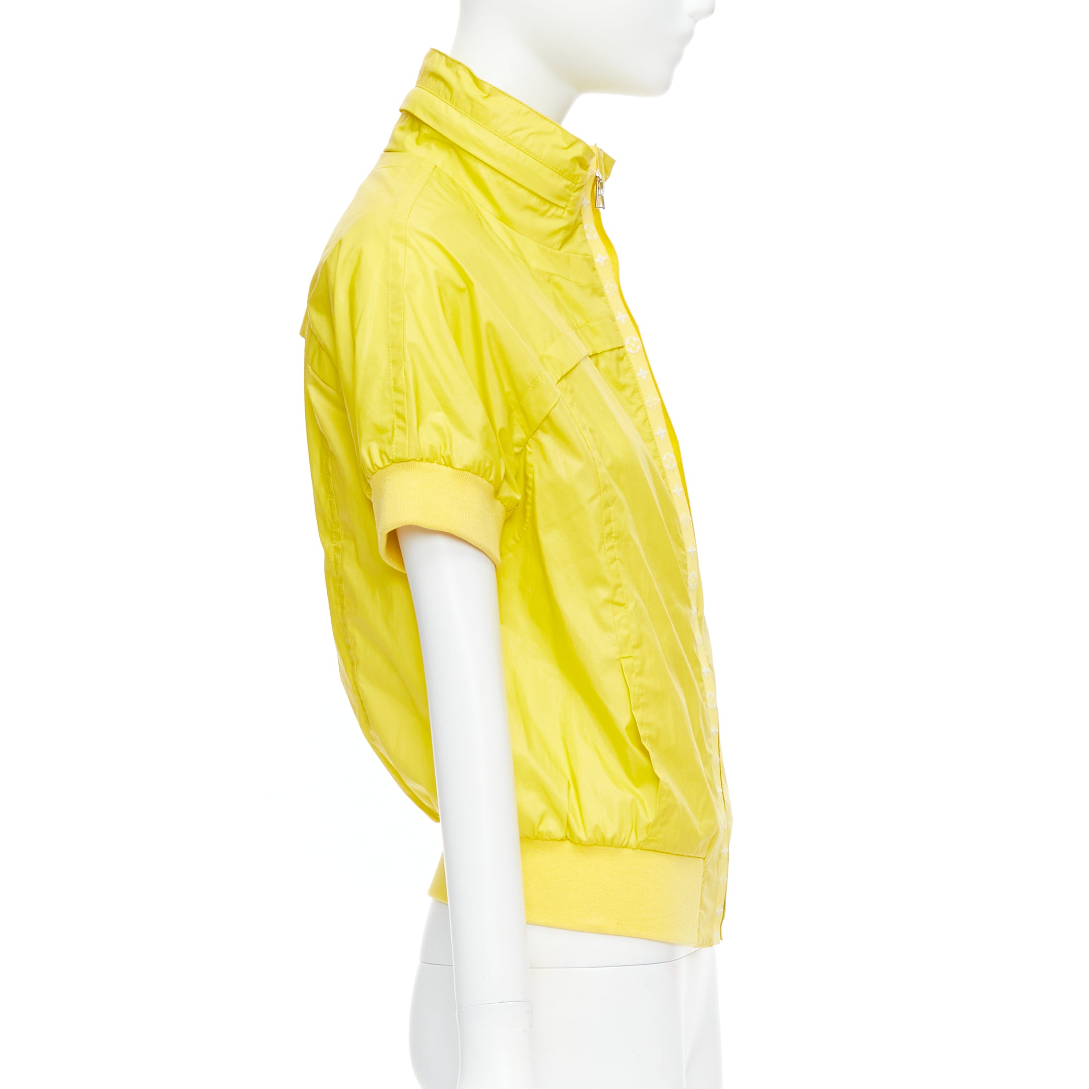 Louis Vuitton Yellow Monogram Zip Jacket - Side view