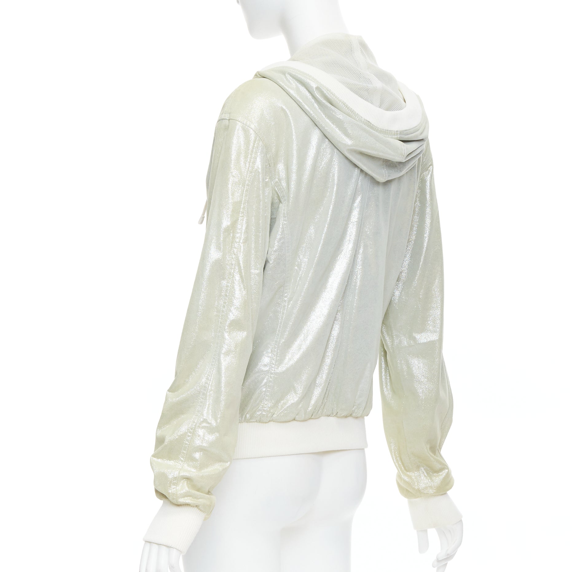 Chanel Metallic Rib Hood Jacket - Detail 2