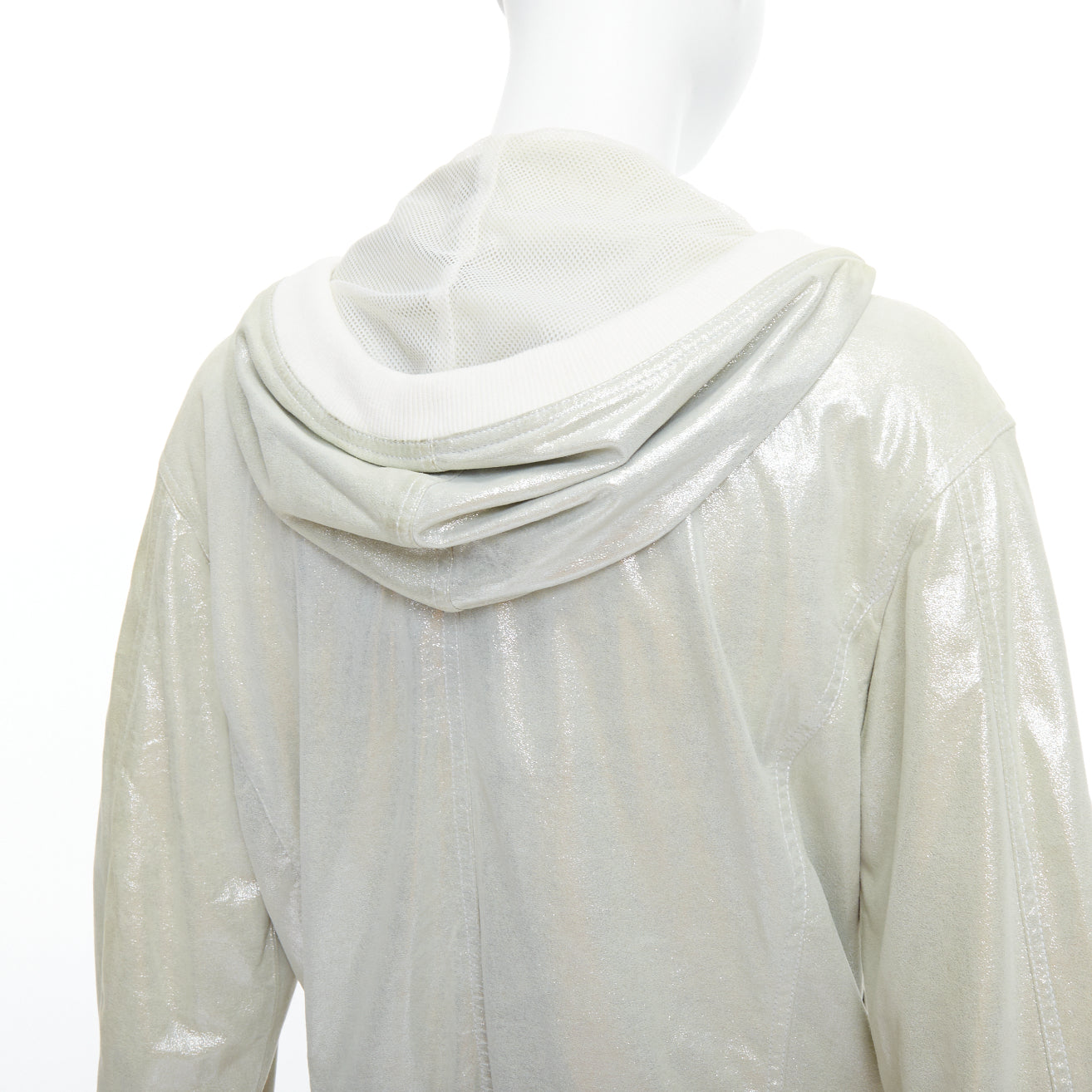 Chanel Metallic Rib Hood Jacket - Image 11