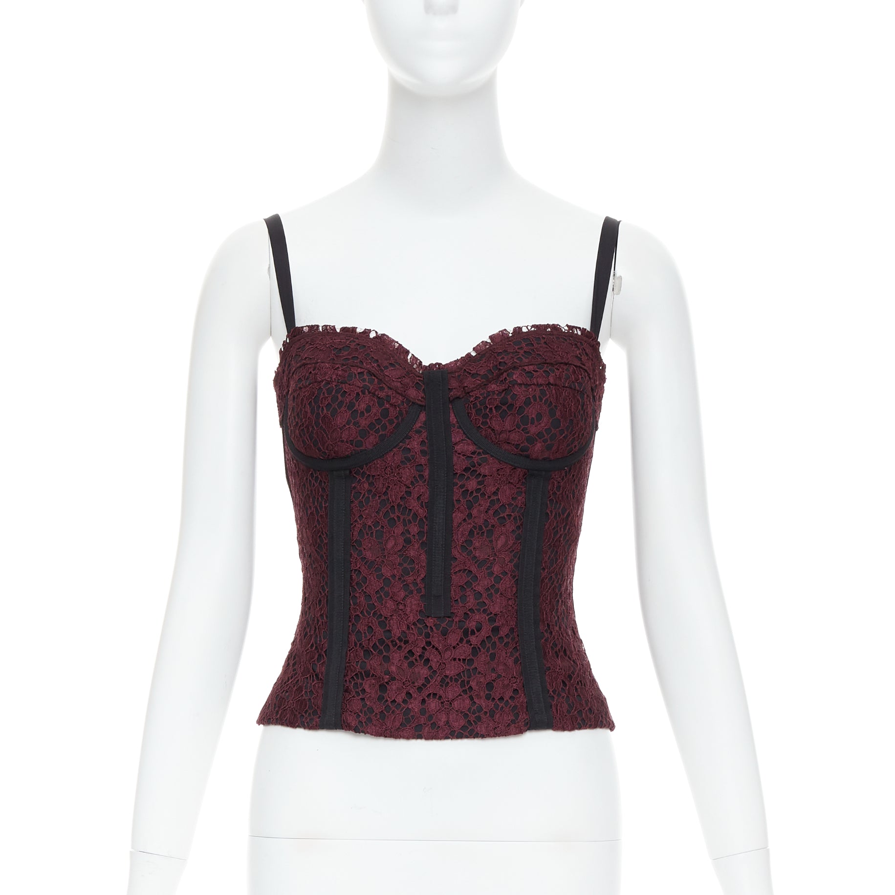 Dolce & Gabbana Lace Corset Bustier