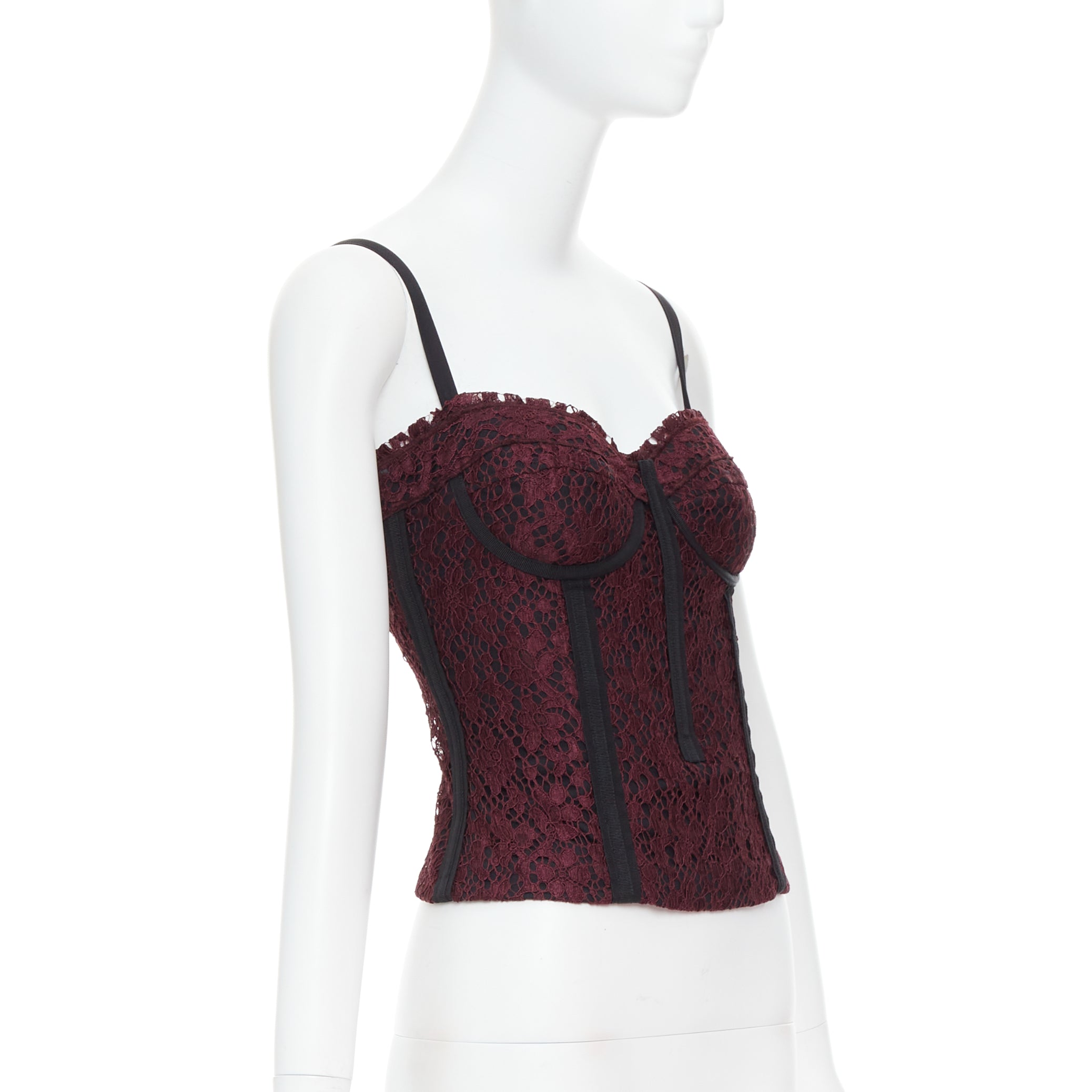 Dolce & Gabbana Lace Corset Bustier - Image 6