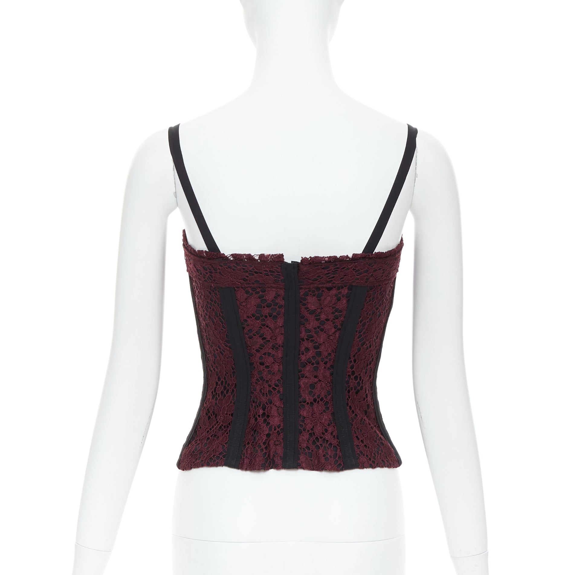 Dolce & Gabbana Lace Corset Bustier - Side view