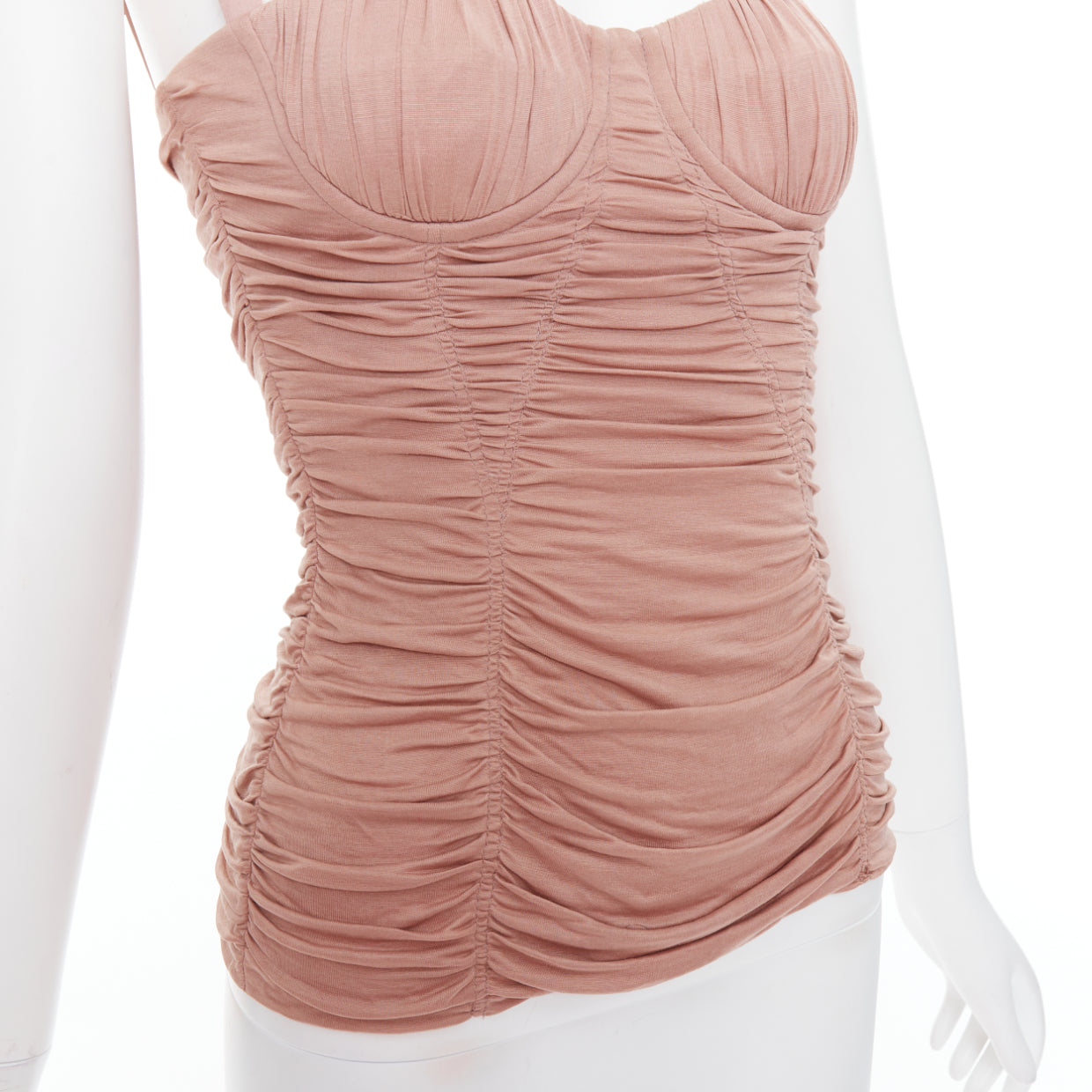 Dolce & Gabbana Crystal Ruched Bustier - Detail 2