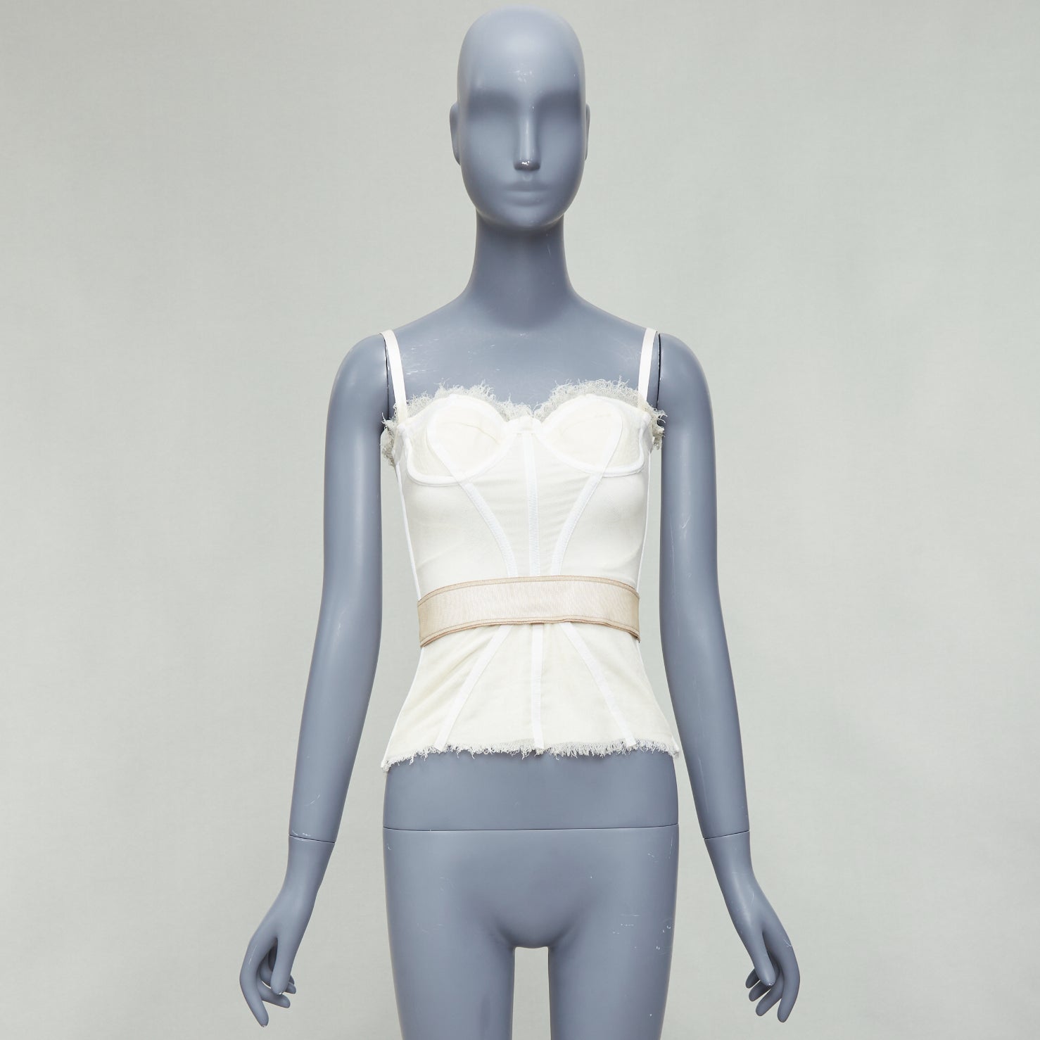 Dolce & Gabbana Mesh Trim Bustier - Image 10