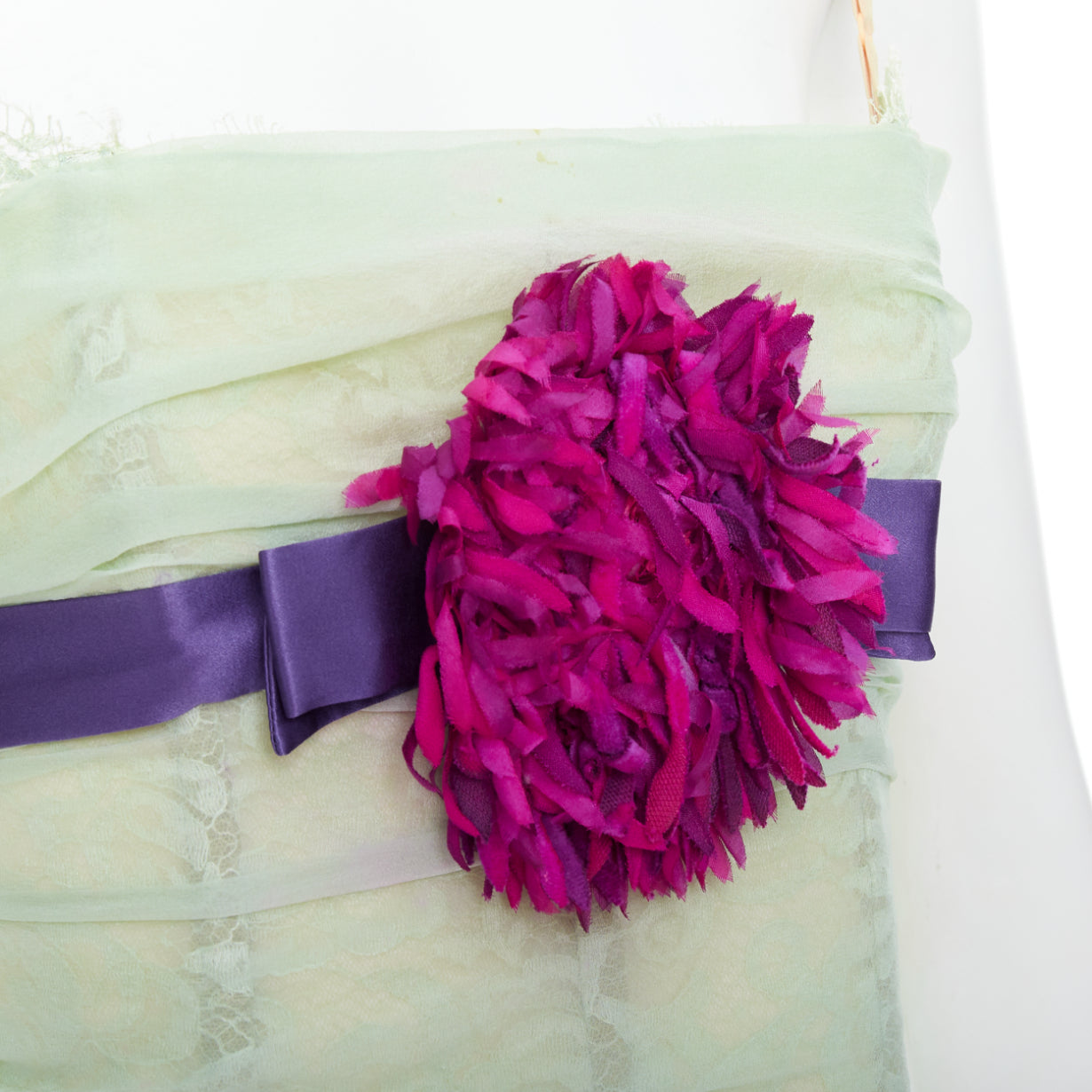 Dolce & Gabbana Flower Applique Bustier - Back view