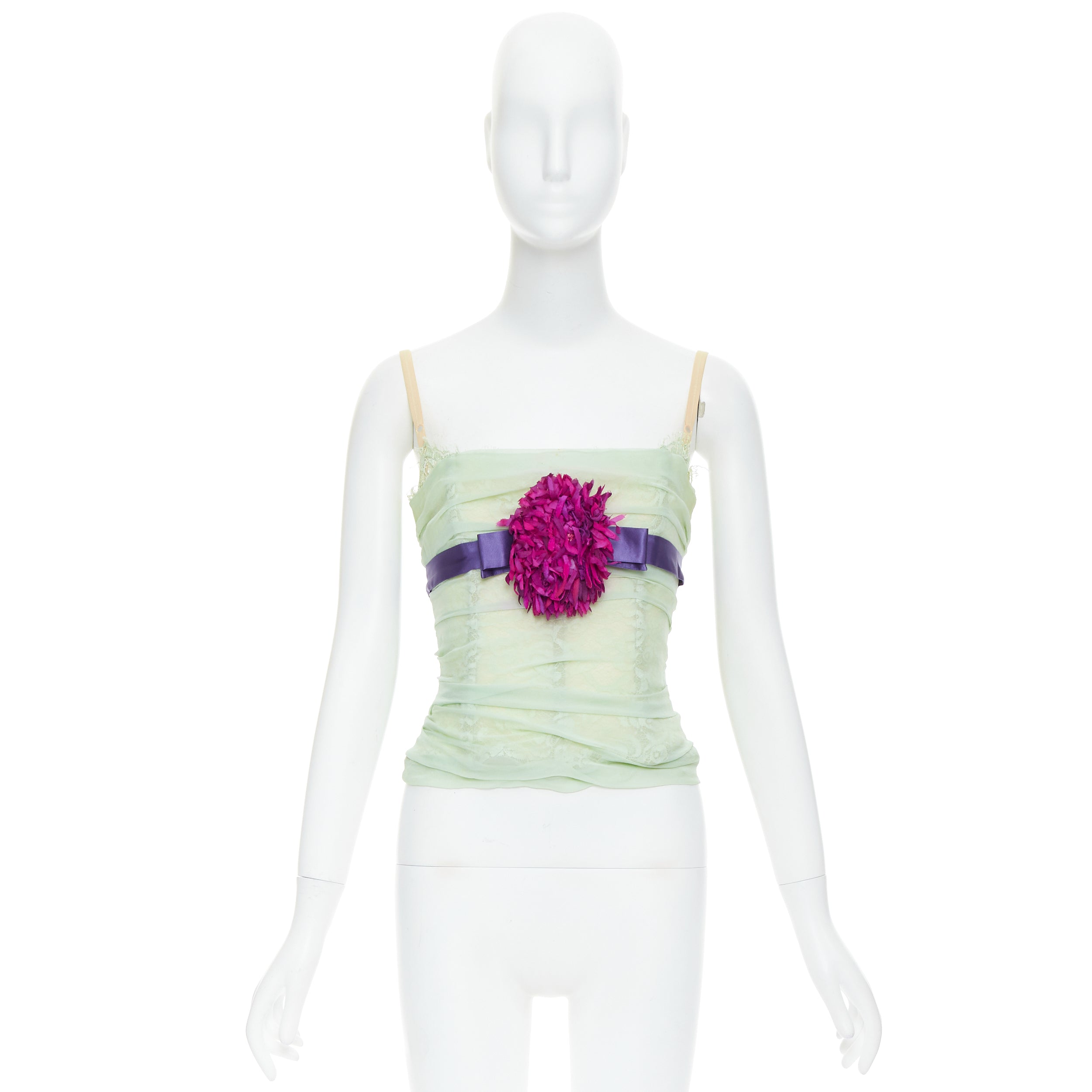 Dolce & Gabbana Flower Applique Bustier - Image 11