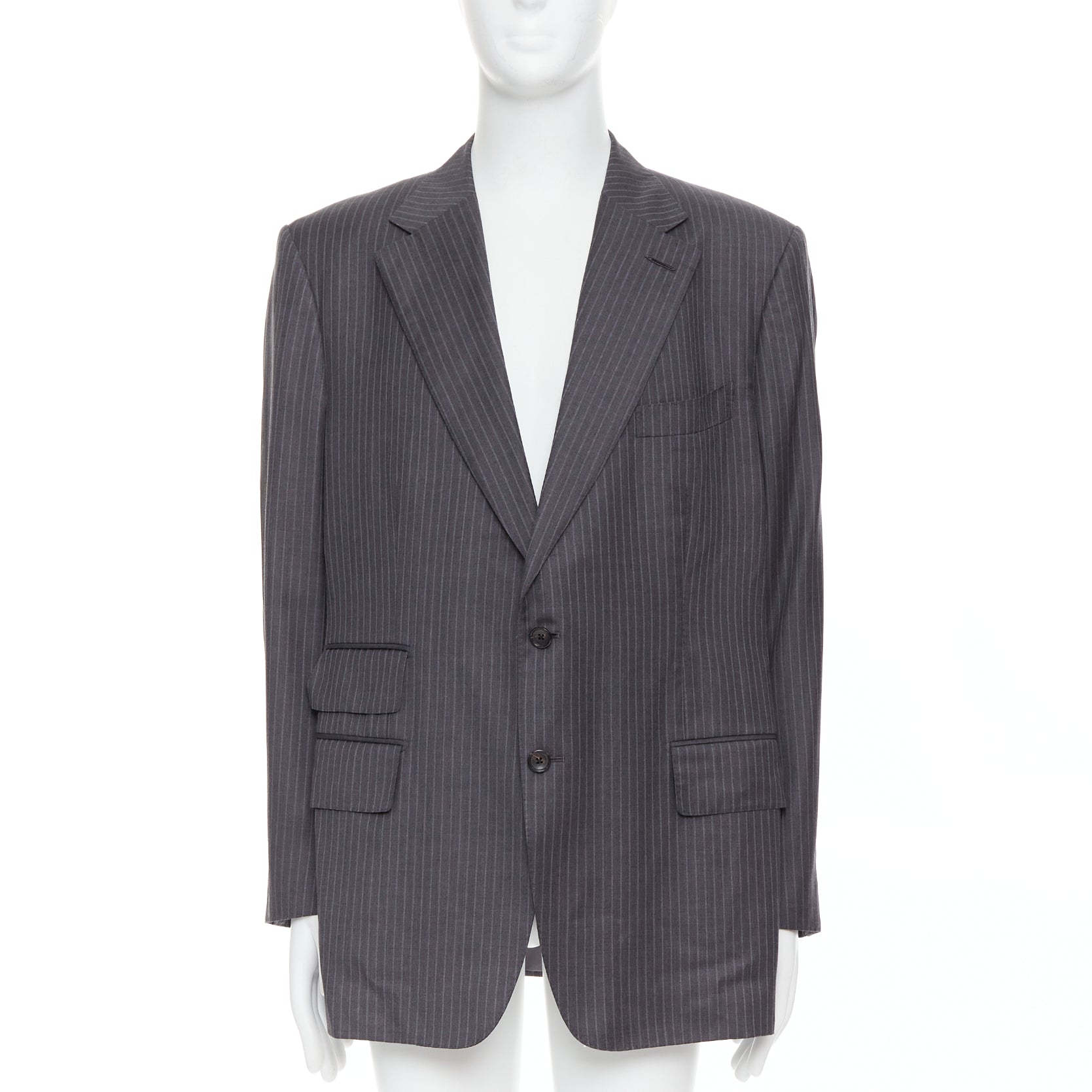 Tom Ford Pinstripe Flap Blazer