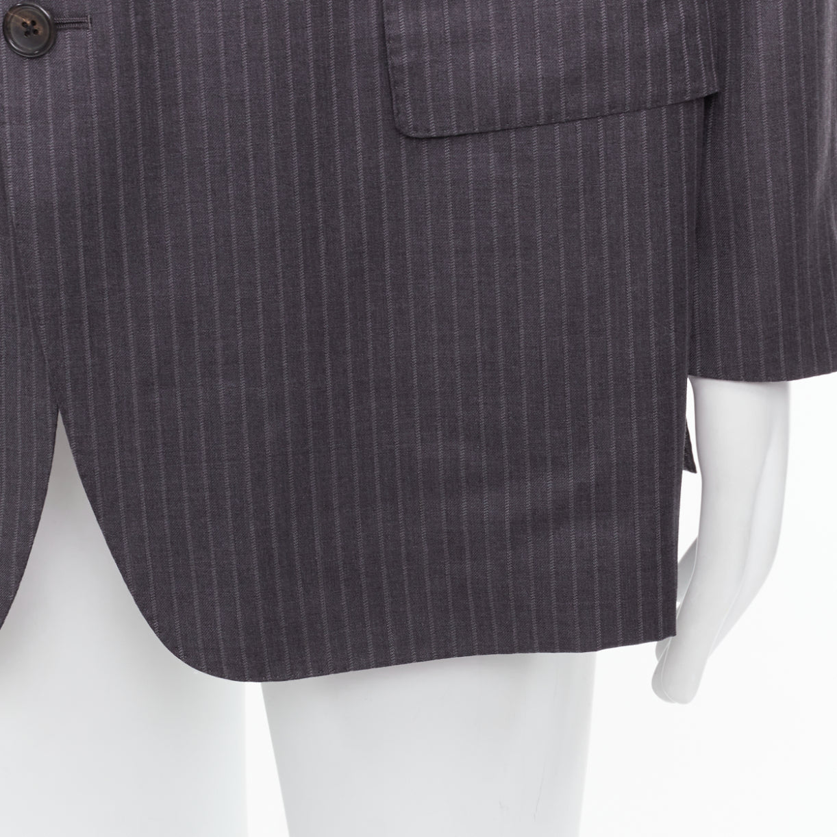 Tom Ford Pinstripe Flap Blazer - Detail 2