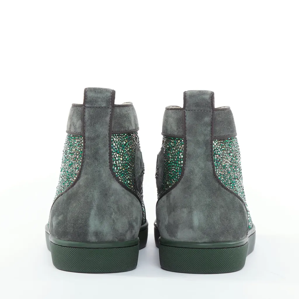 Christian Louboutin Louis Orlato Green Suede Never worn - Box View