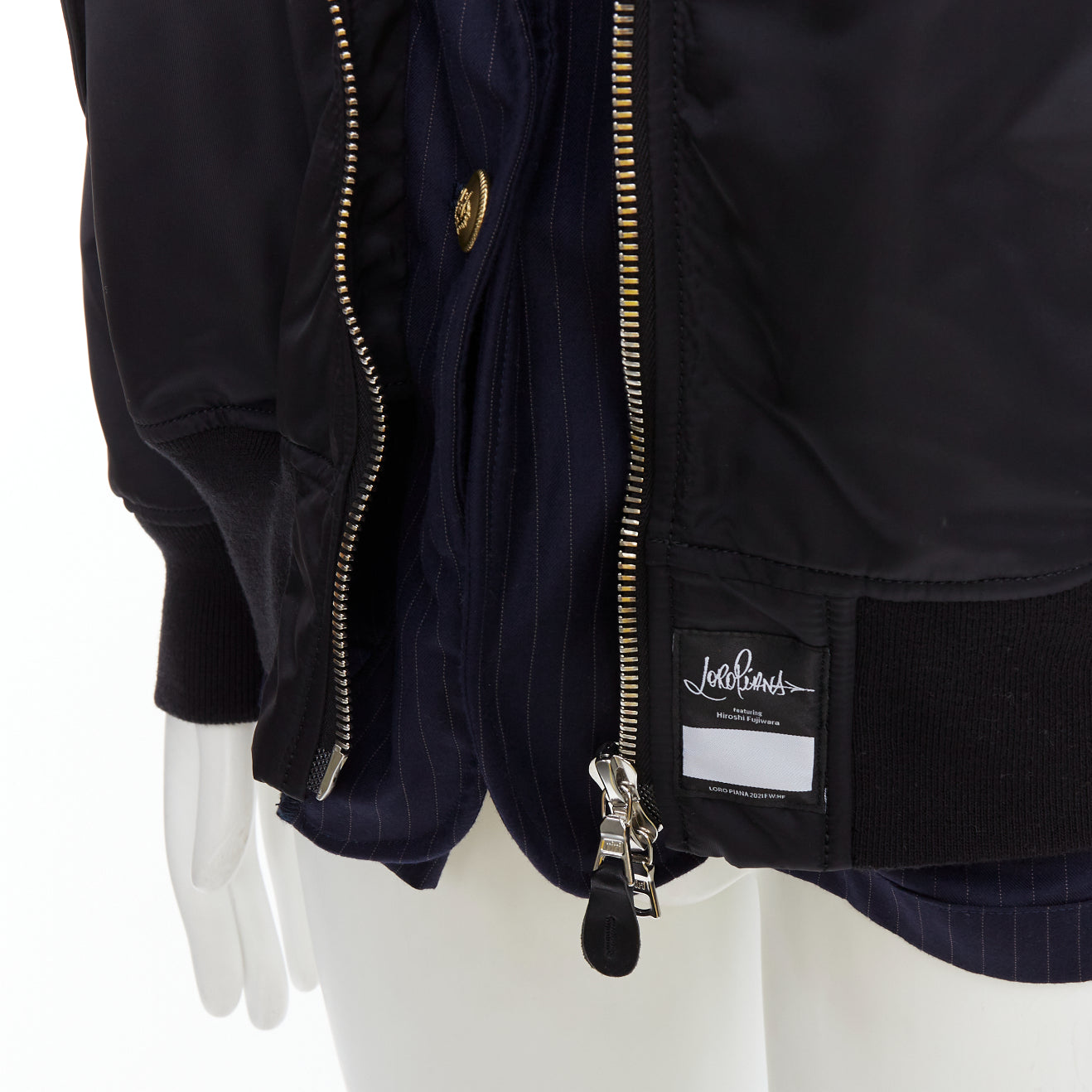 Loro Piana Reversible Blazer Bomber - Back view