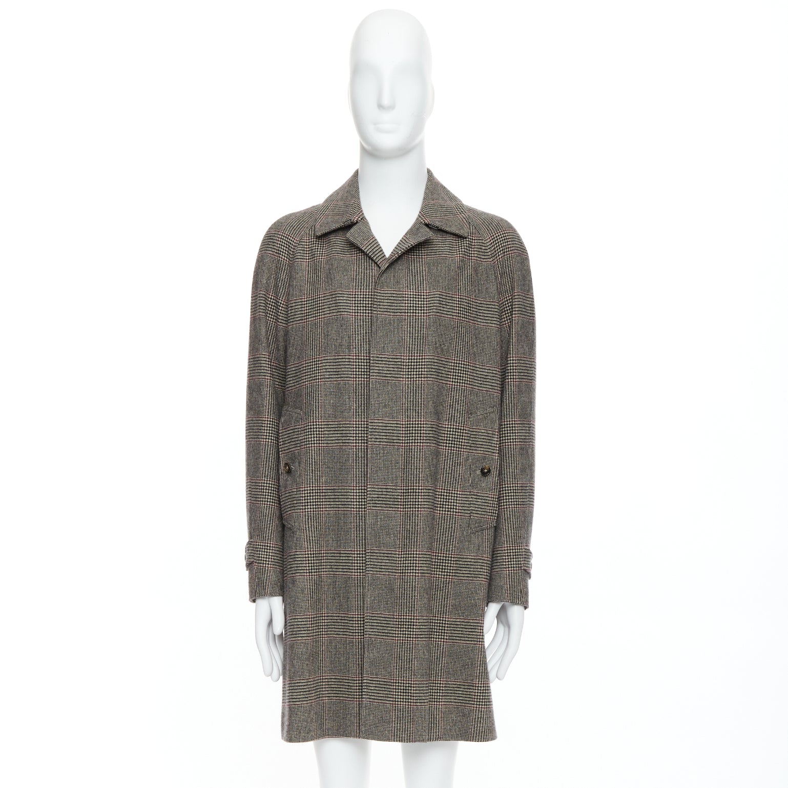Loro Piana Green Herringbone Coat - Image 11