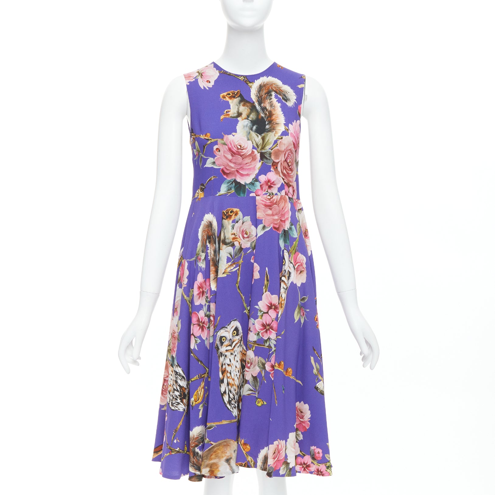 Dolce & Gabbana Squirrel Garden Dress