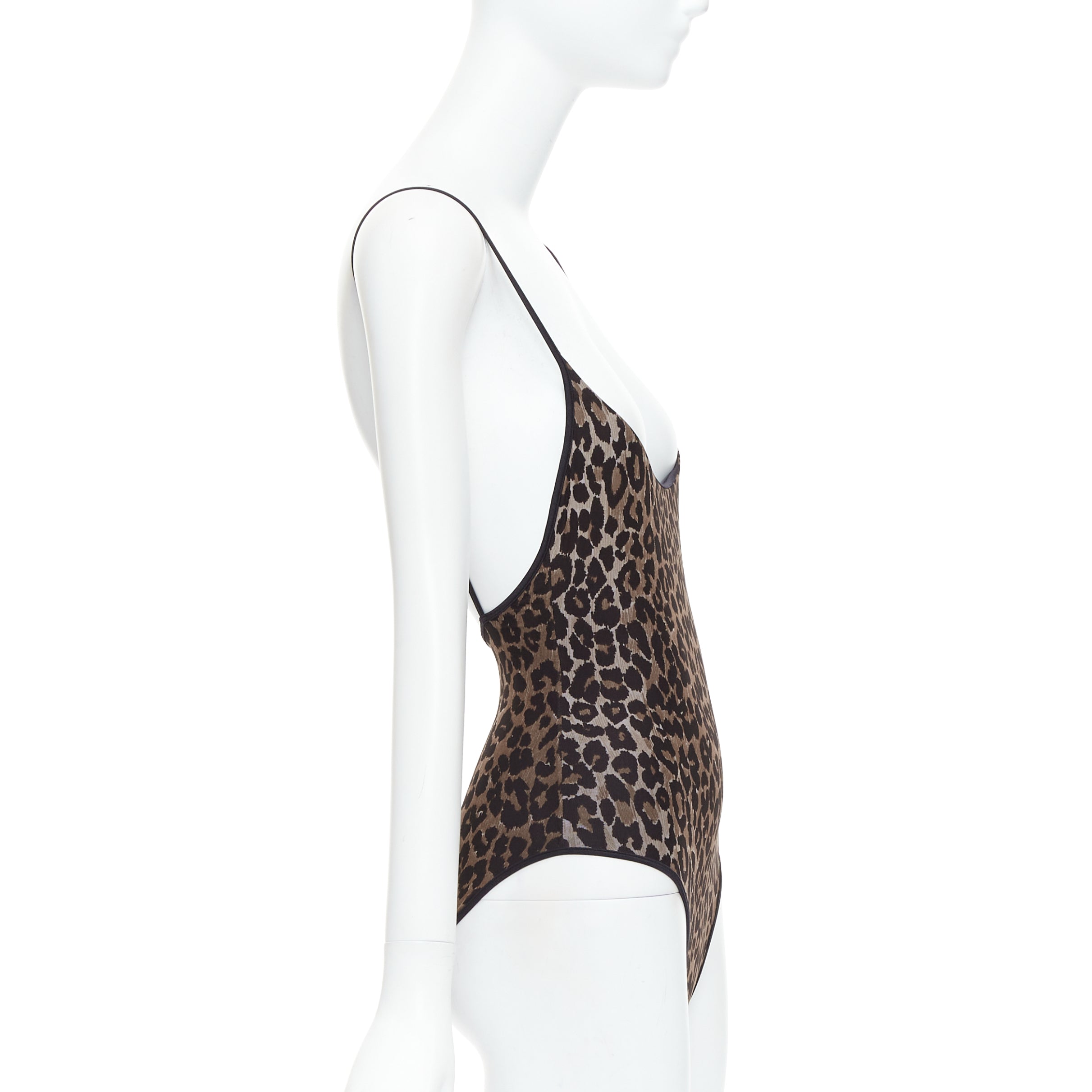 Dolce & Gabbana Leopard Print Swimsuit - 4
