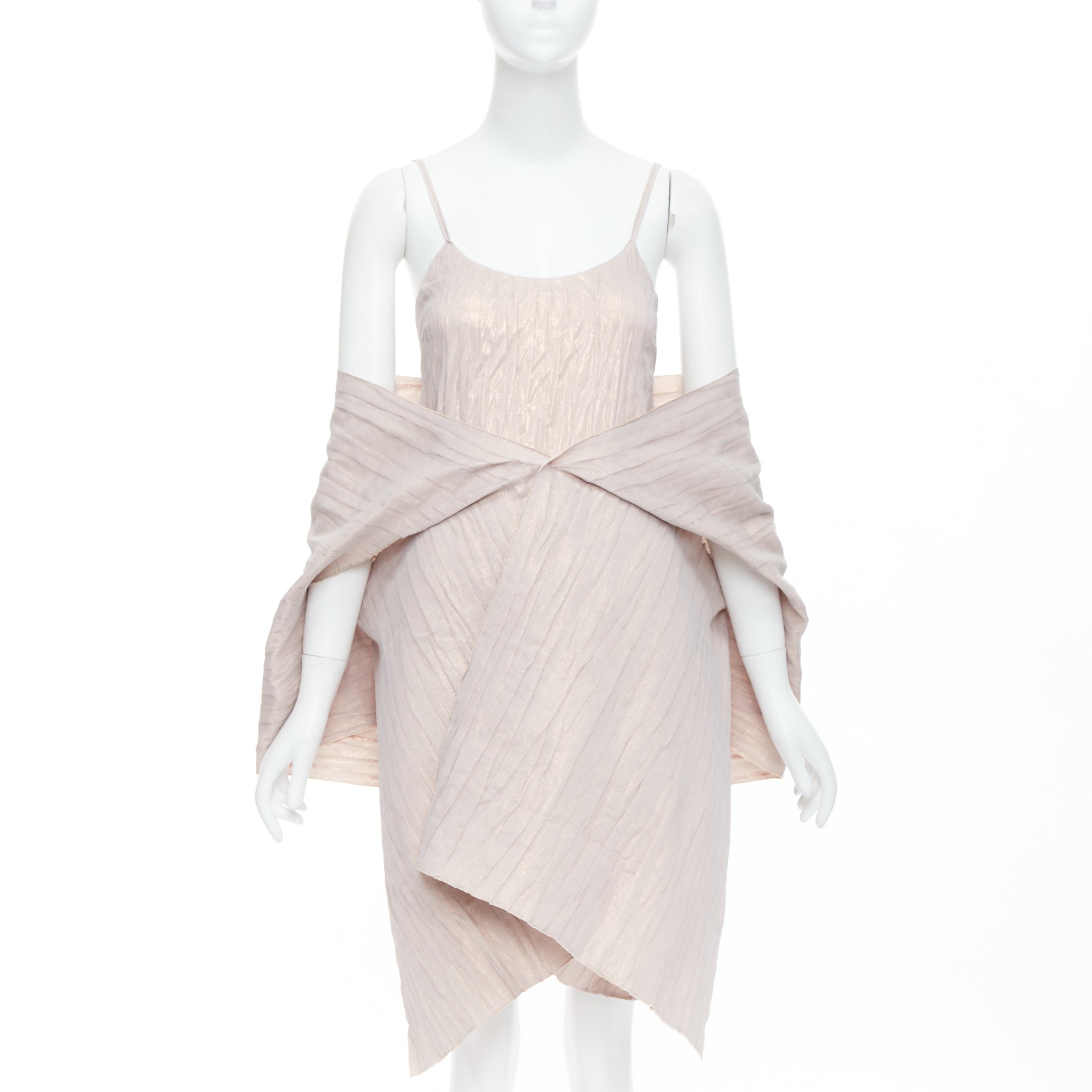 Romeo Gigli Slip Dress Shawl