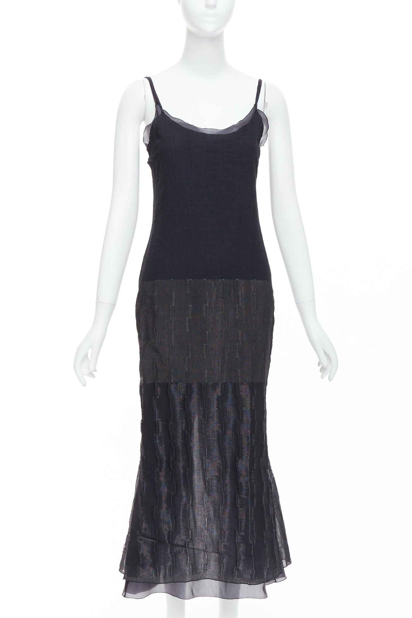 Romeo Gigli Crinkled Dress Shawl - Back view