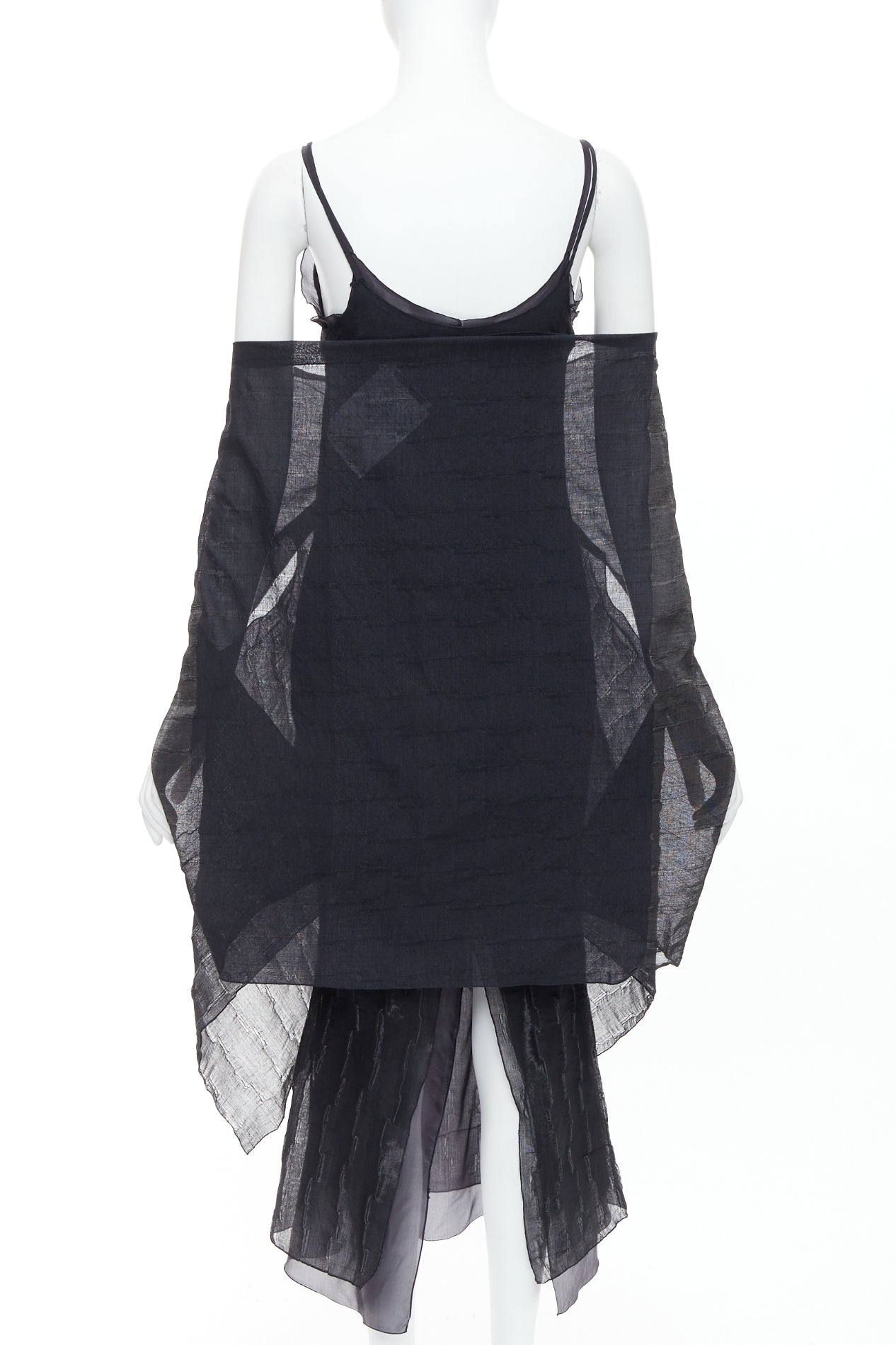 Romeo Gigli Crinkled Dress Shawl - Side view