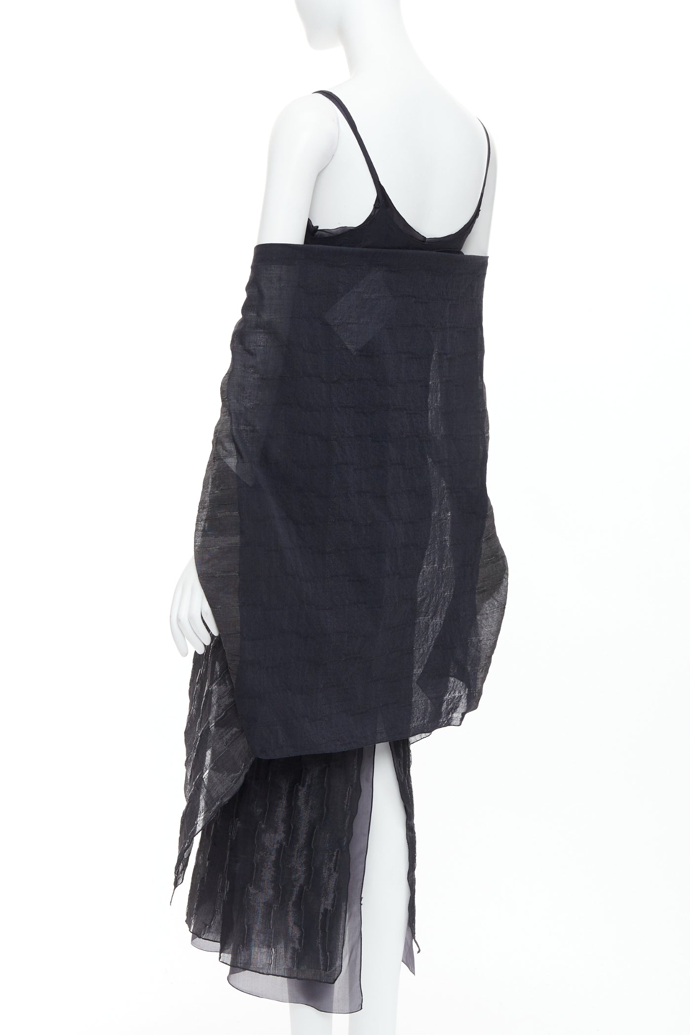 Romeo Gigli Crinkled Dress Shawl - Detail 2