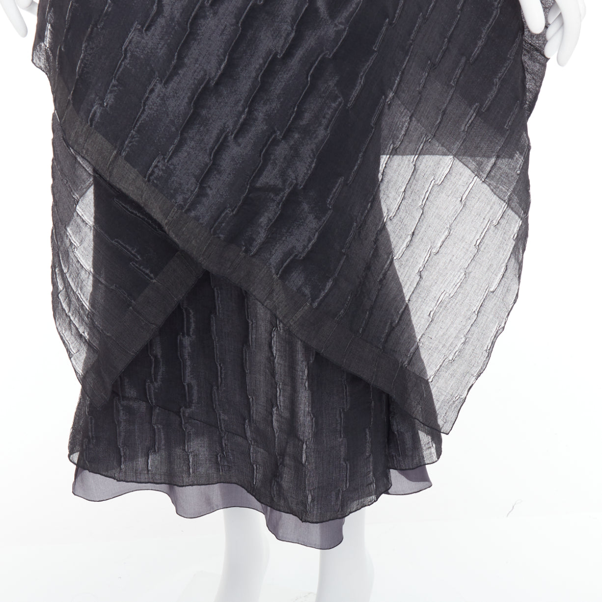 Romeo Gigli Crinkled Dress Shawl - Image 11
