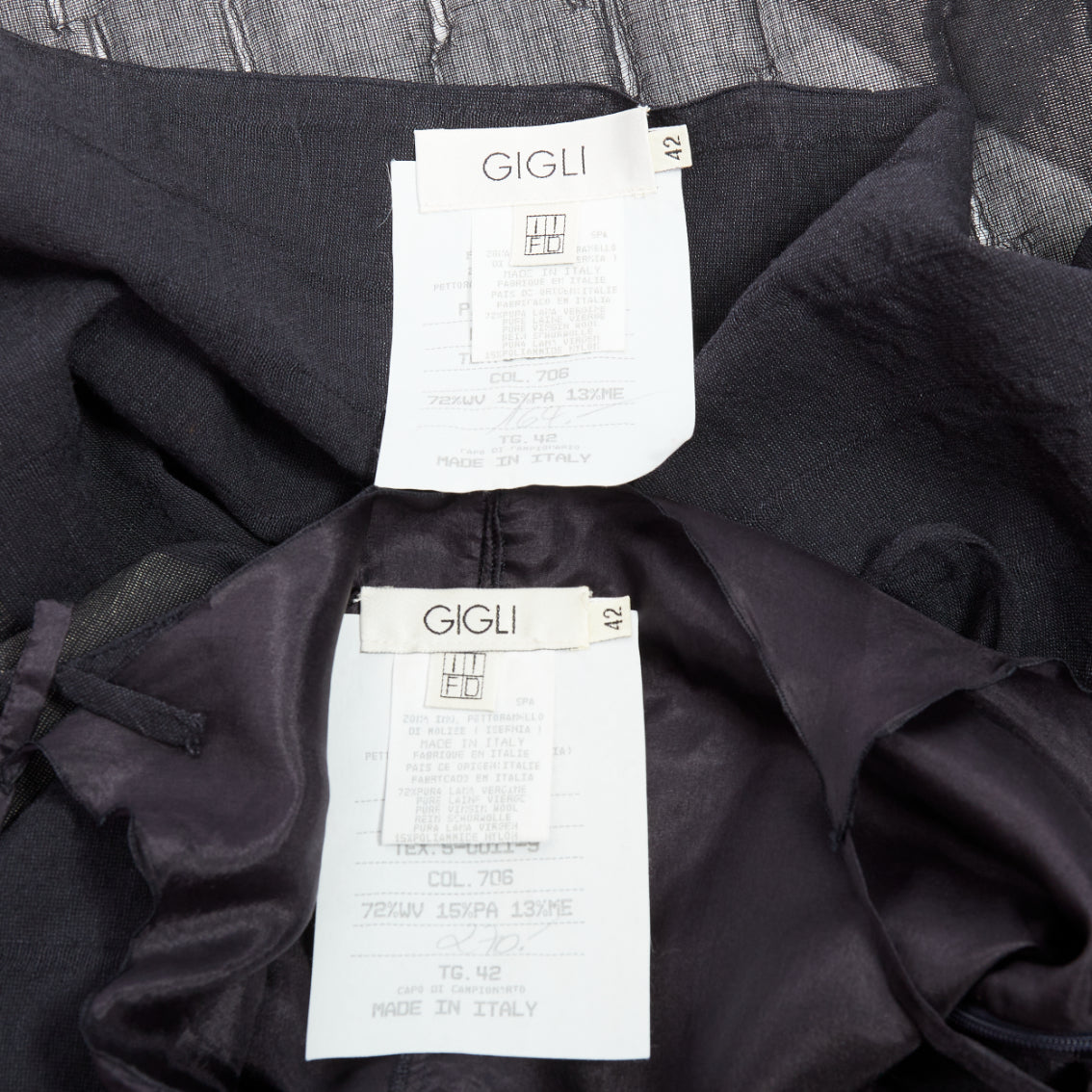 Romeo Gigli Crinkled Dress Shawl - Image 12