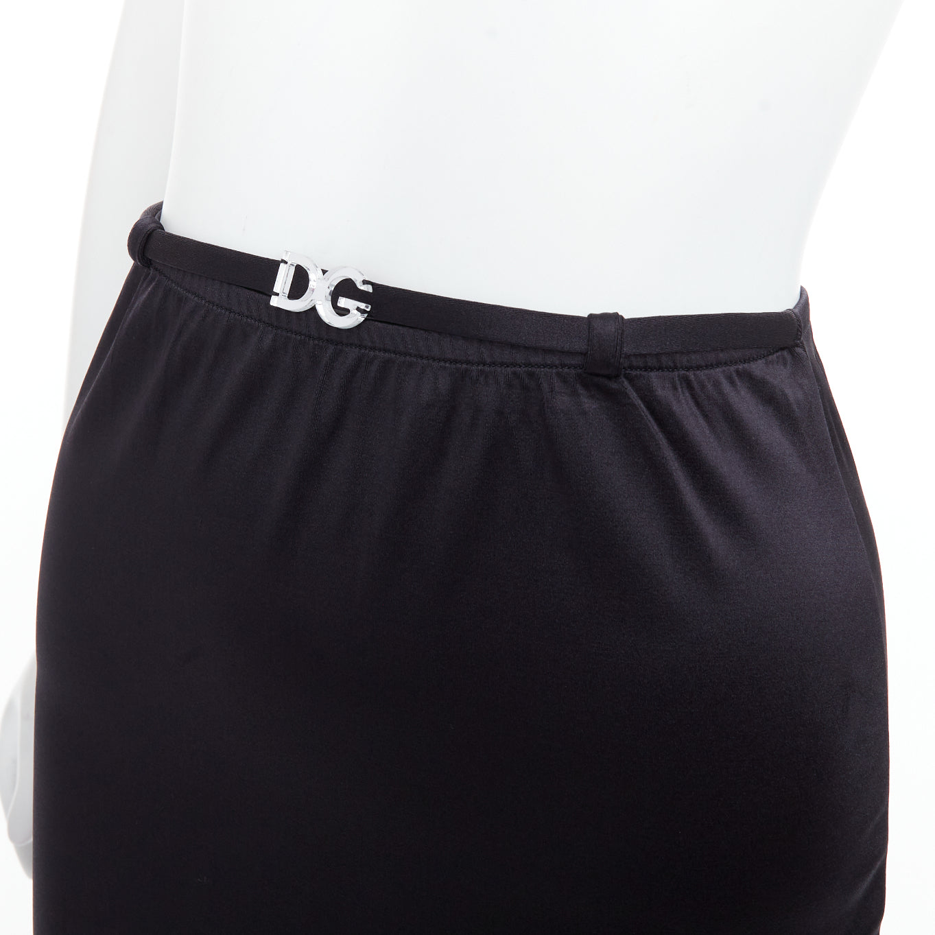 Dolce & Gabbana Logo Resin Skirt - Back view