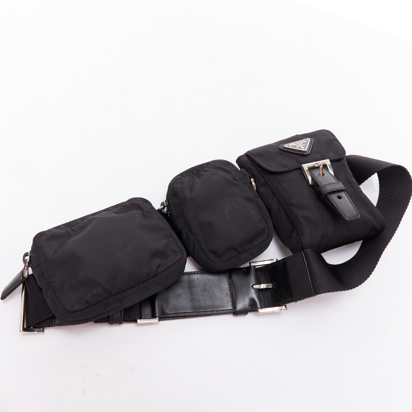 Prada Nylon Triple Waist Bag - Detail 1