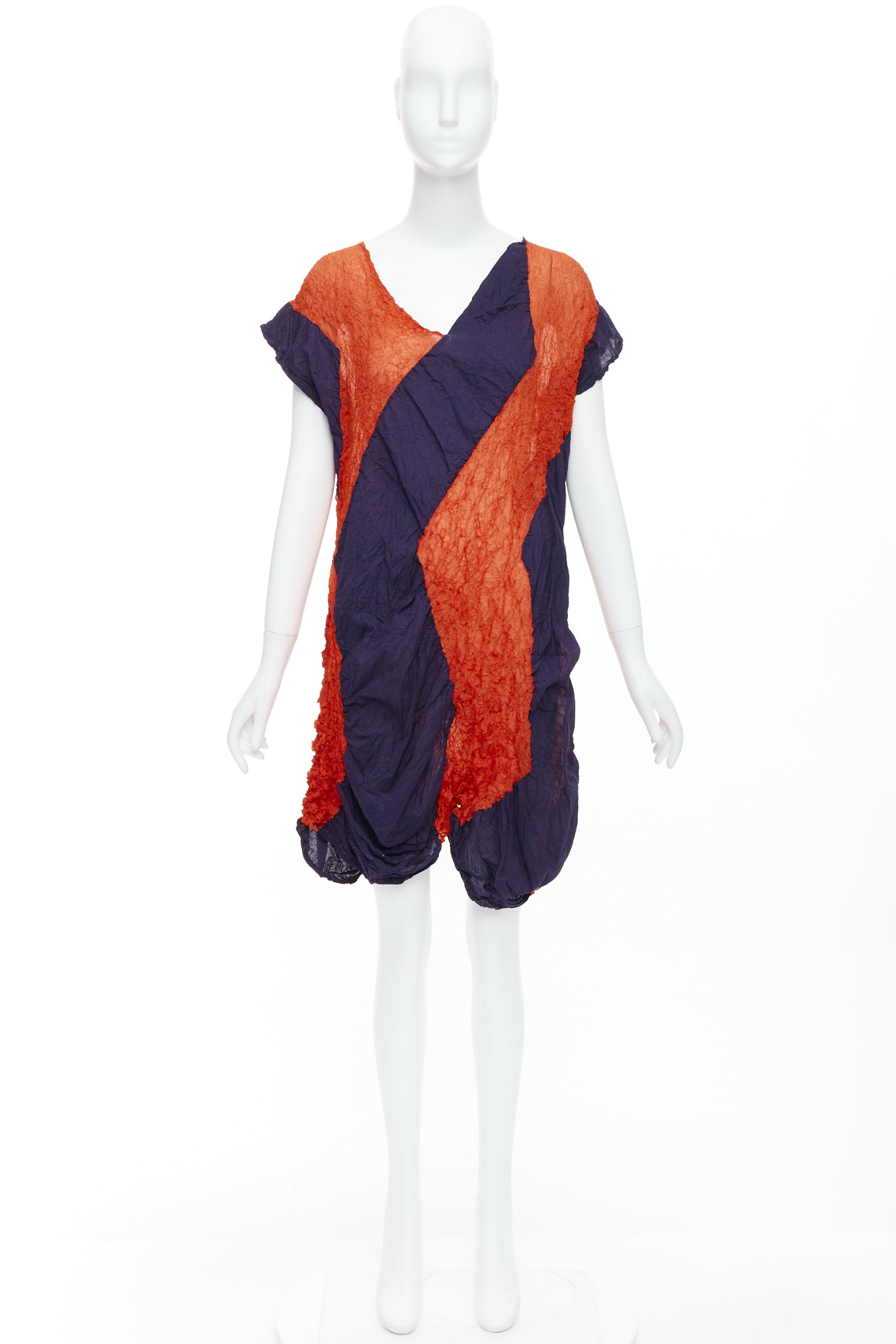 Issey Miyake Graphic Asymmetric Dress - Image 11
