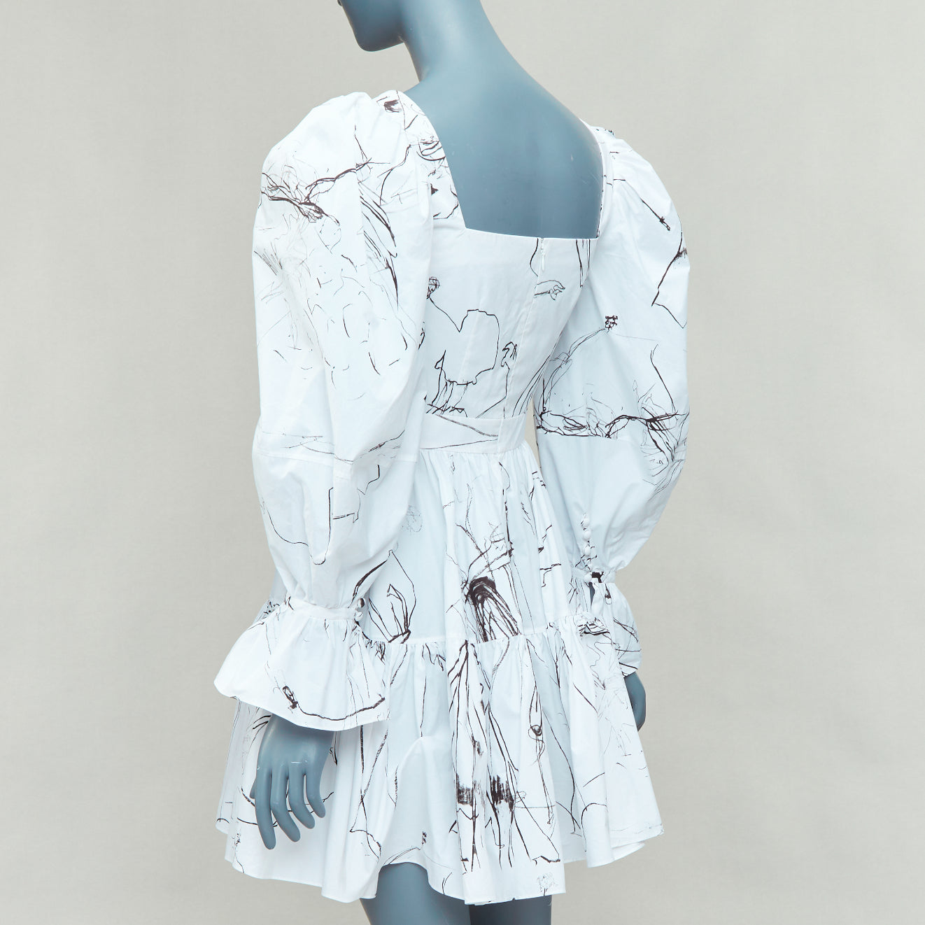 Alexander Mcqueen Sketch Puff Dress - Detail 1