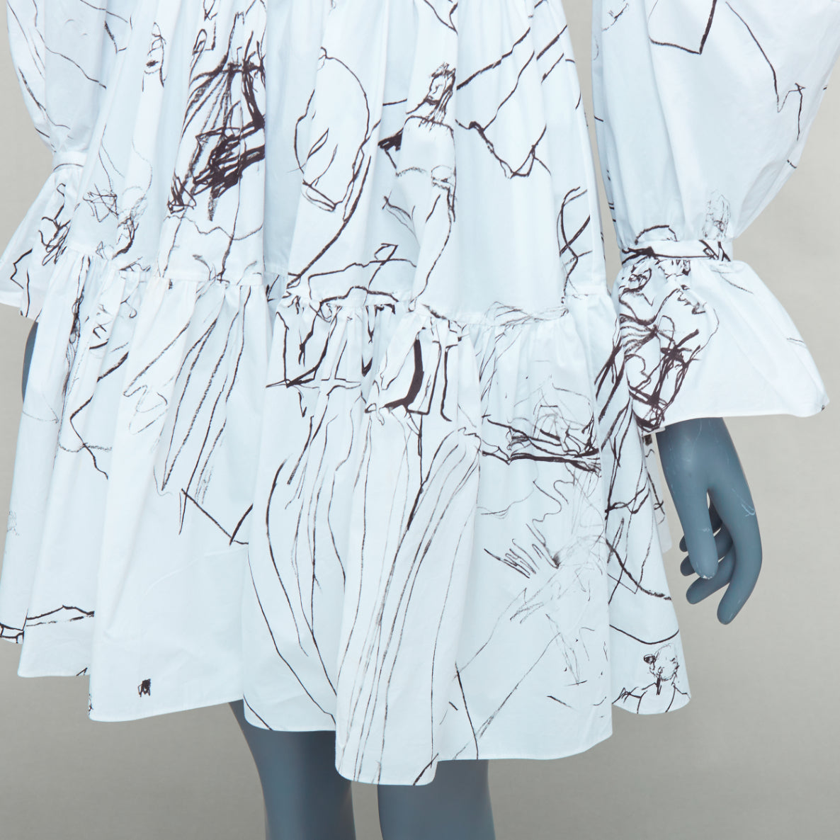 Alexander Mcqueen Sketch Puff Dress - Detail 2