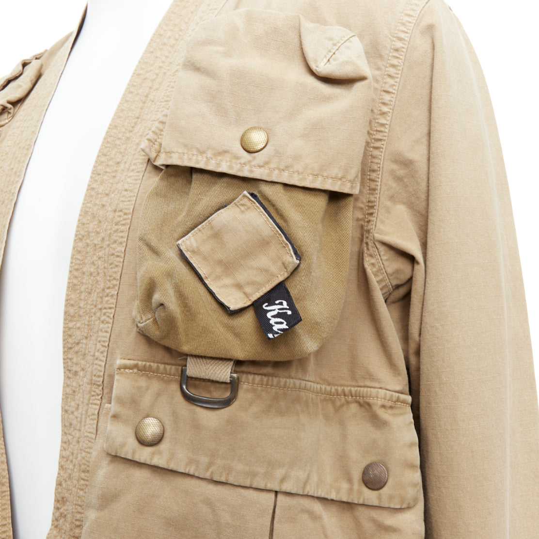 Kapital Beige Kimono Jacket - Back view