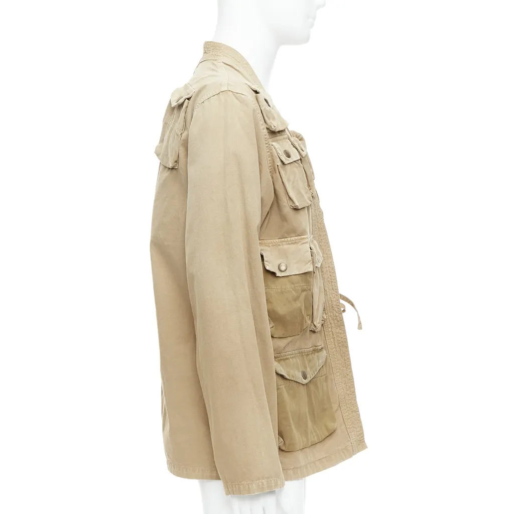 Kapital Beige Kimono Jacket Beige Cotton Never worn - Model View