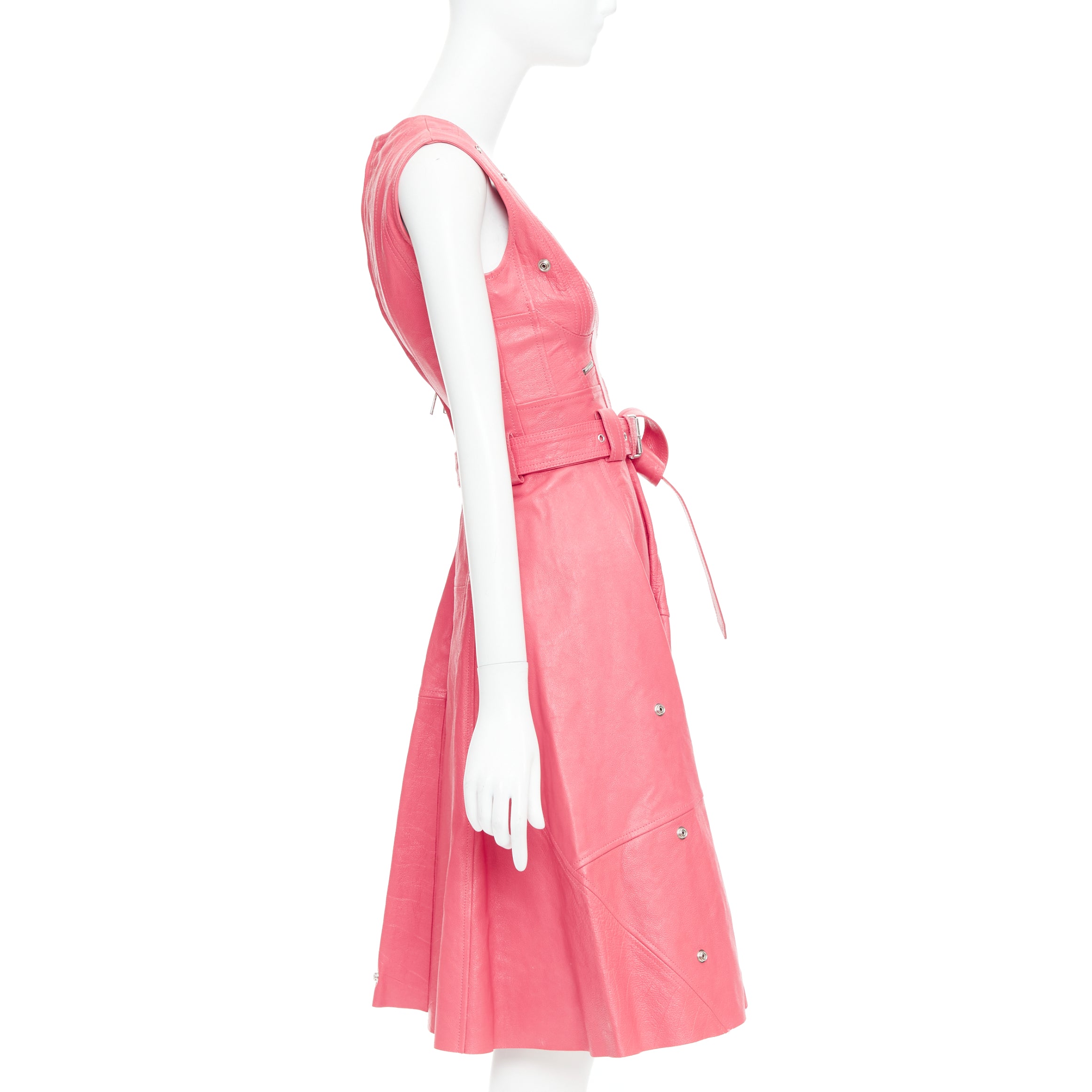 Alexander Mcqueen Biker Zip Dress - Image 6