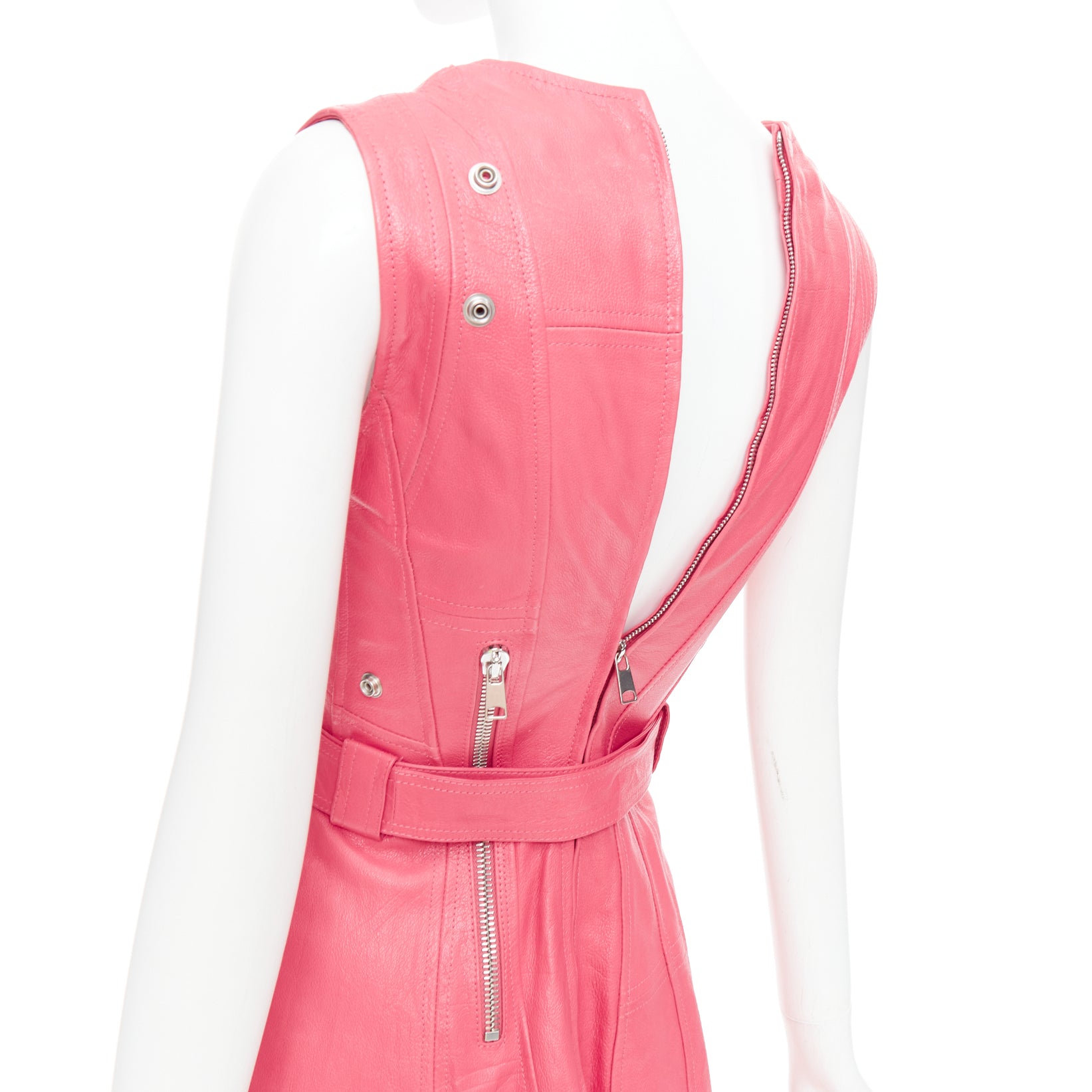 Alexander Mcqueen Biker Zip Dress - Image 11