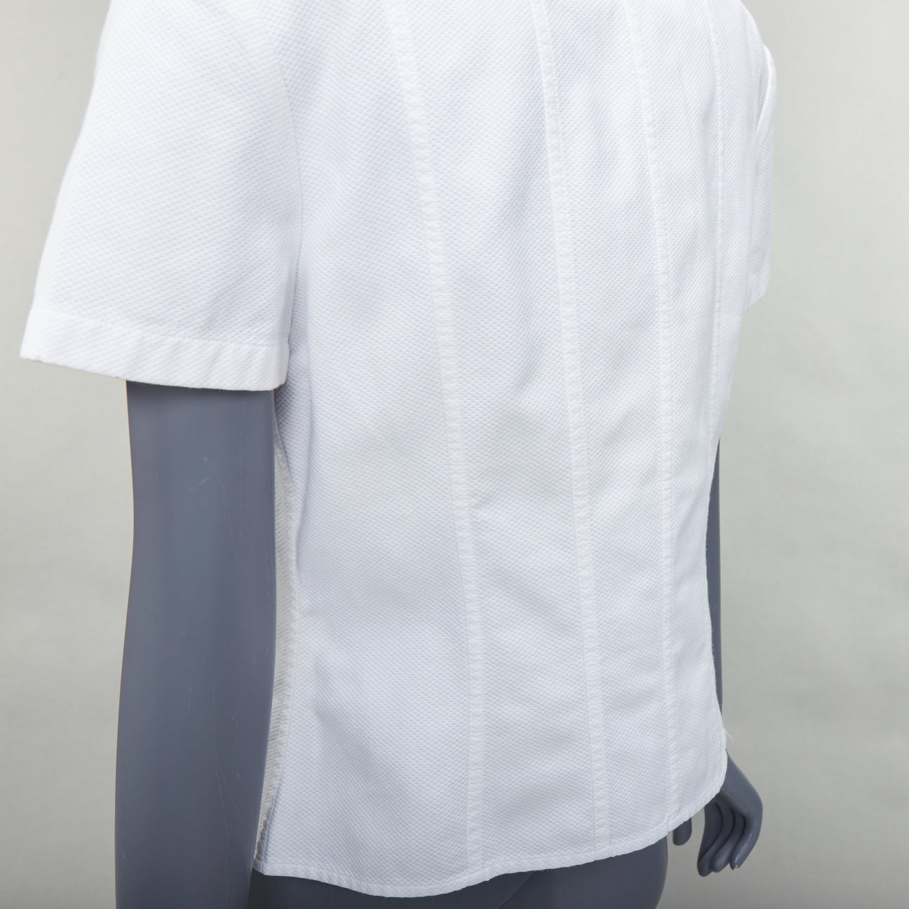 Chanel Cotton CC Logo Crop Shirt - Detail 2