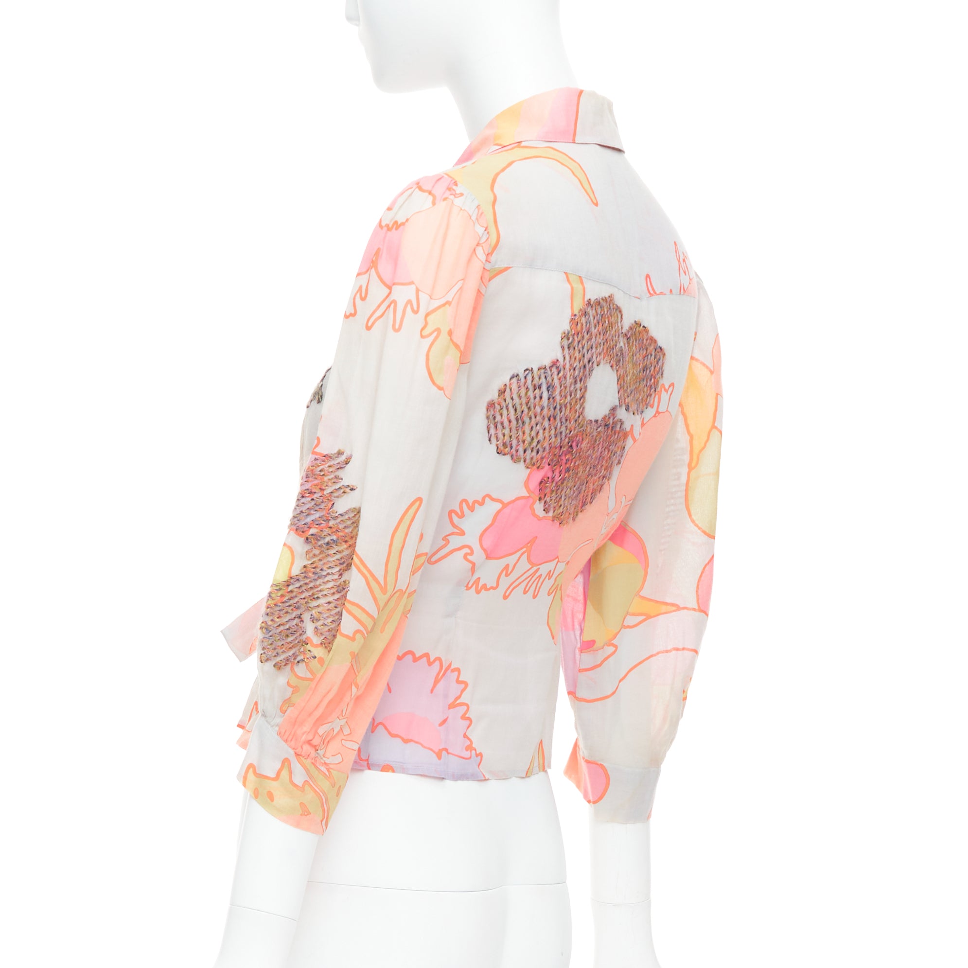 Chanel Floral Embroidery Blouse - Detail 1