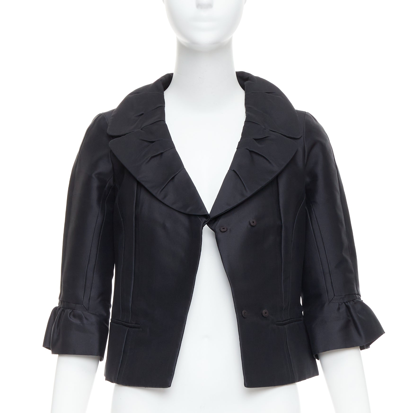 Louis Vuitton Black Silk Jacket