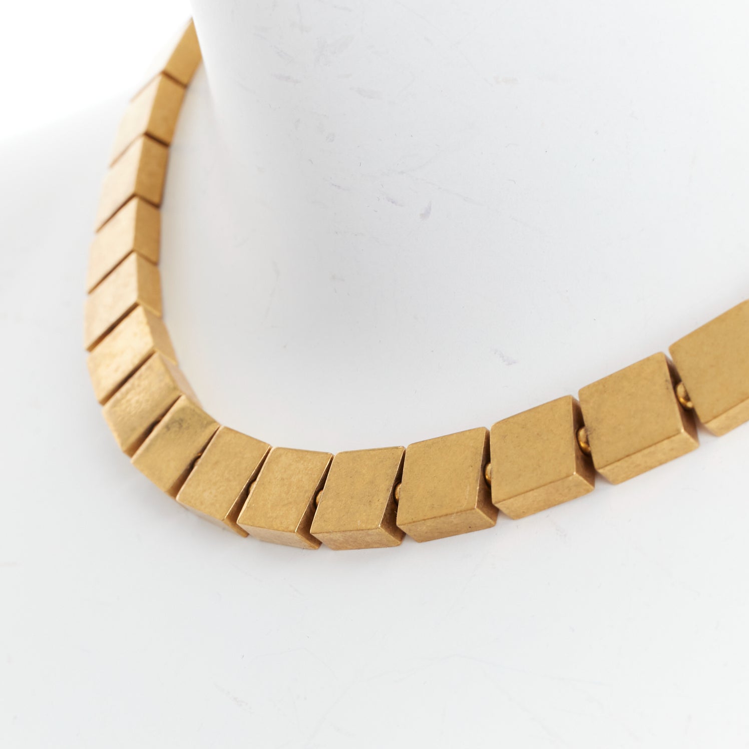Celine Flat Cubes Necklace - Detail 2