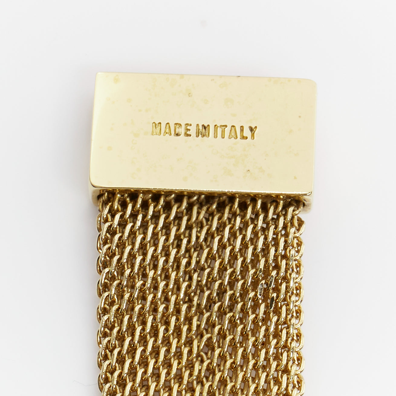 Gucci Gold Chainmail Metal Bracelet - 4