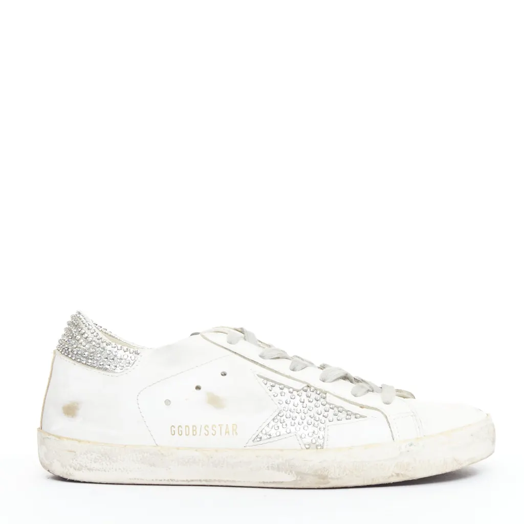 Golden Goose Super Star White Leather Very good - Front View
