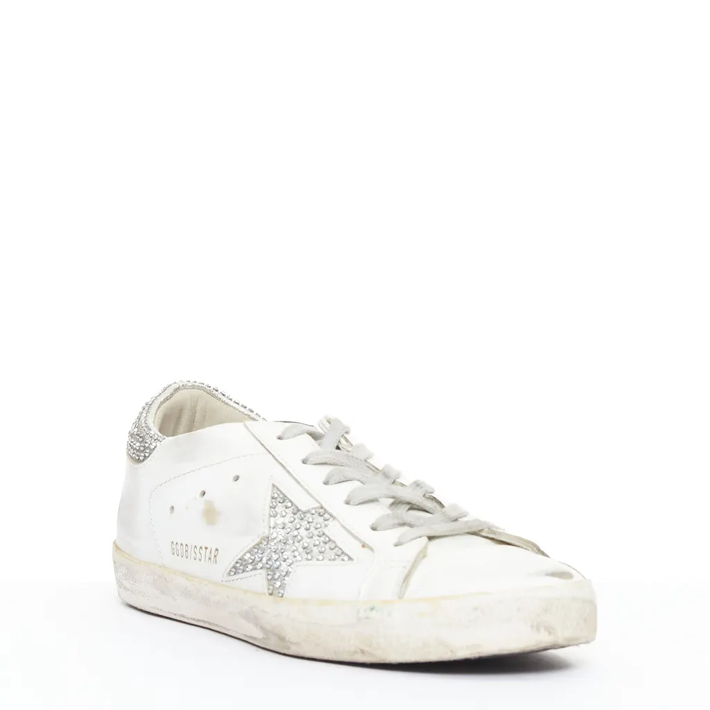 Golden Goose Super Star White Leather Very good - Back View