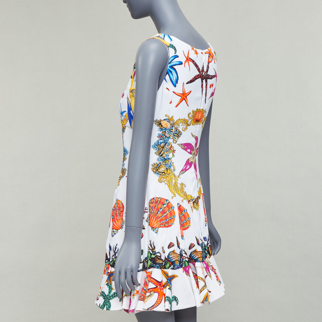 Versace Starfish Flounce Dress - Detail 1