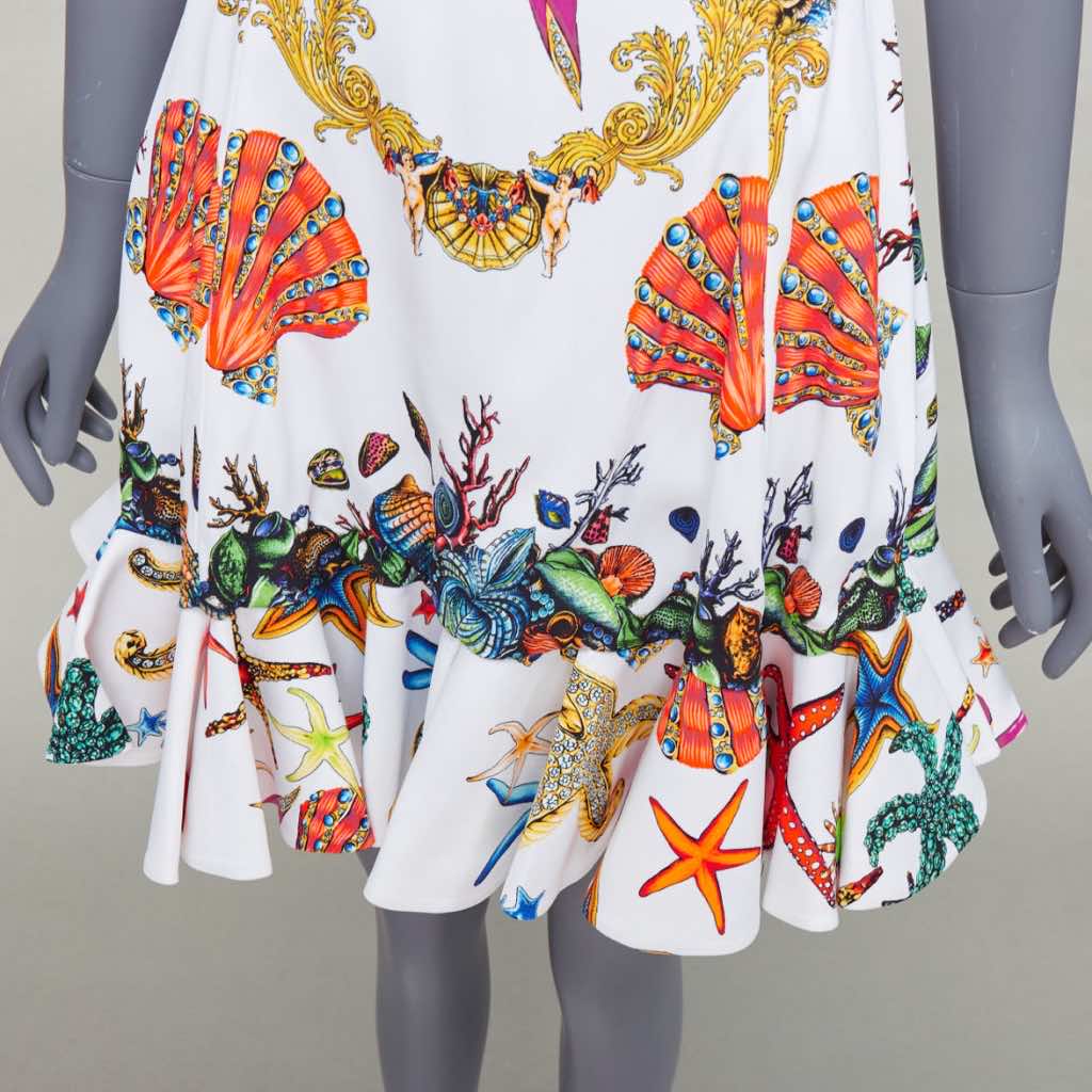 Versace Starfish Flounce Dress - Detail 2