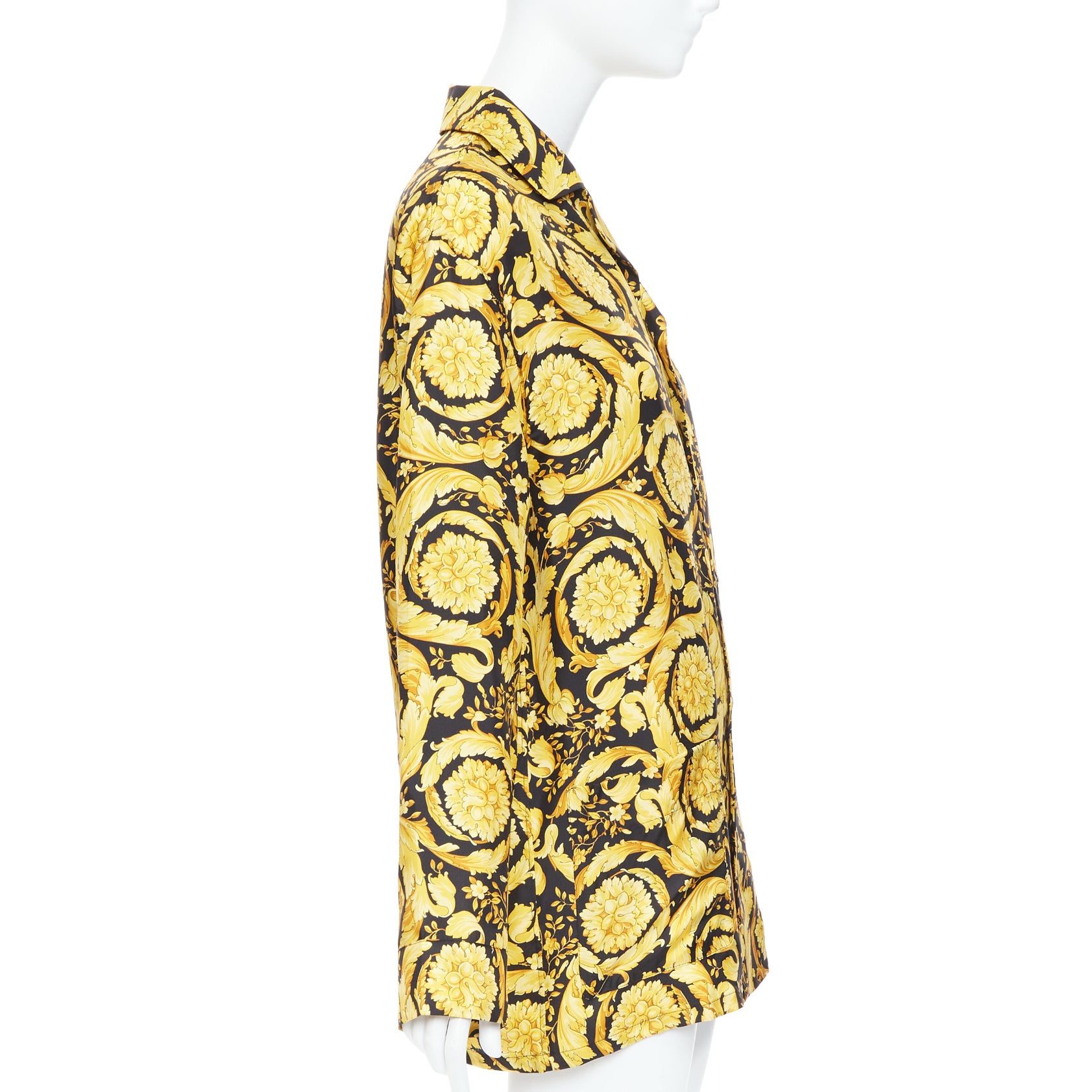 Versace Baroque Pajama Shirt - 4
