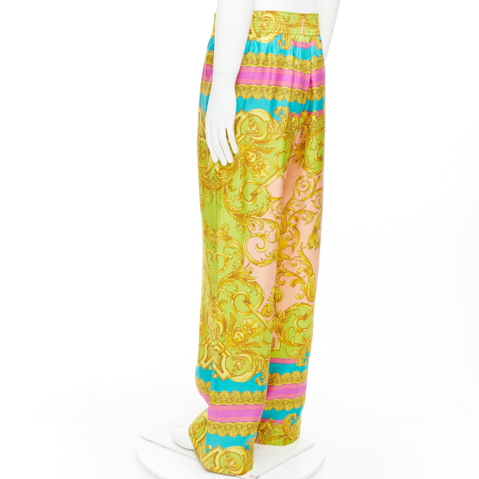 Versace Barocco Silk Pants - Detail 1